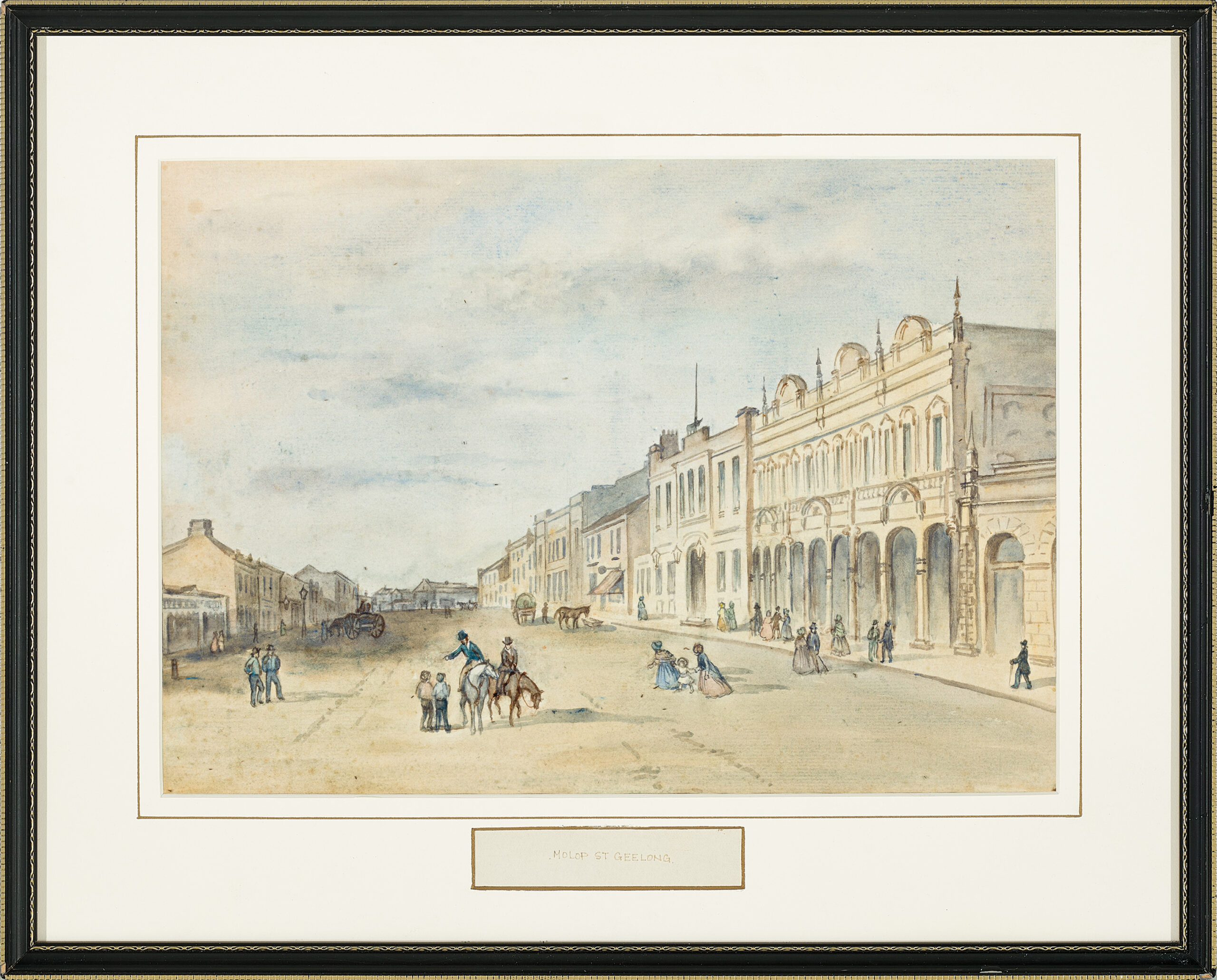 Malop Street, Geelong and The Provident Institute, Melbourne