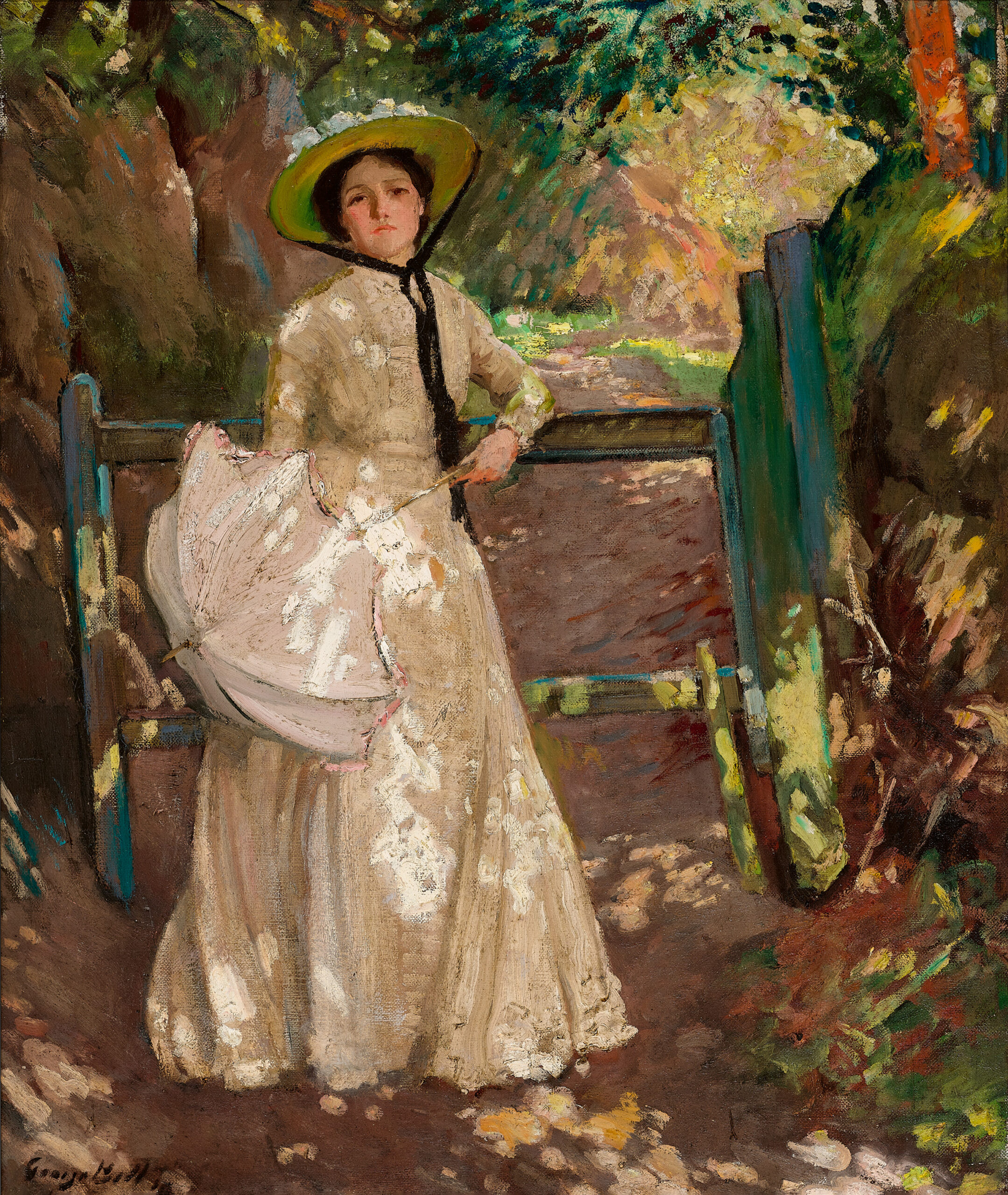 In the shade