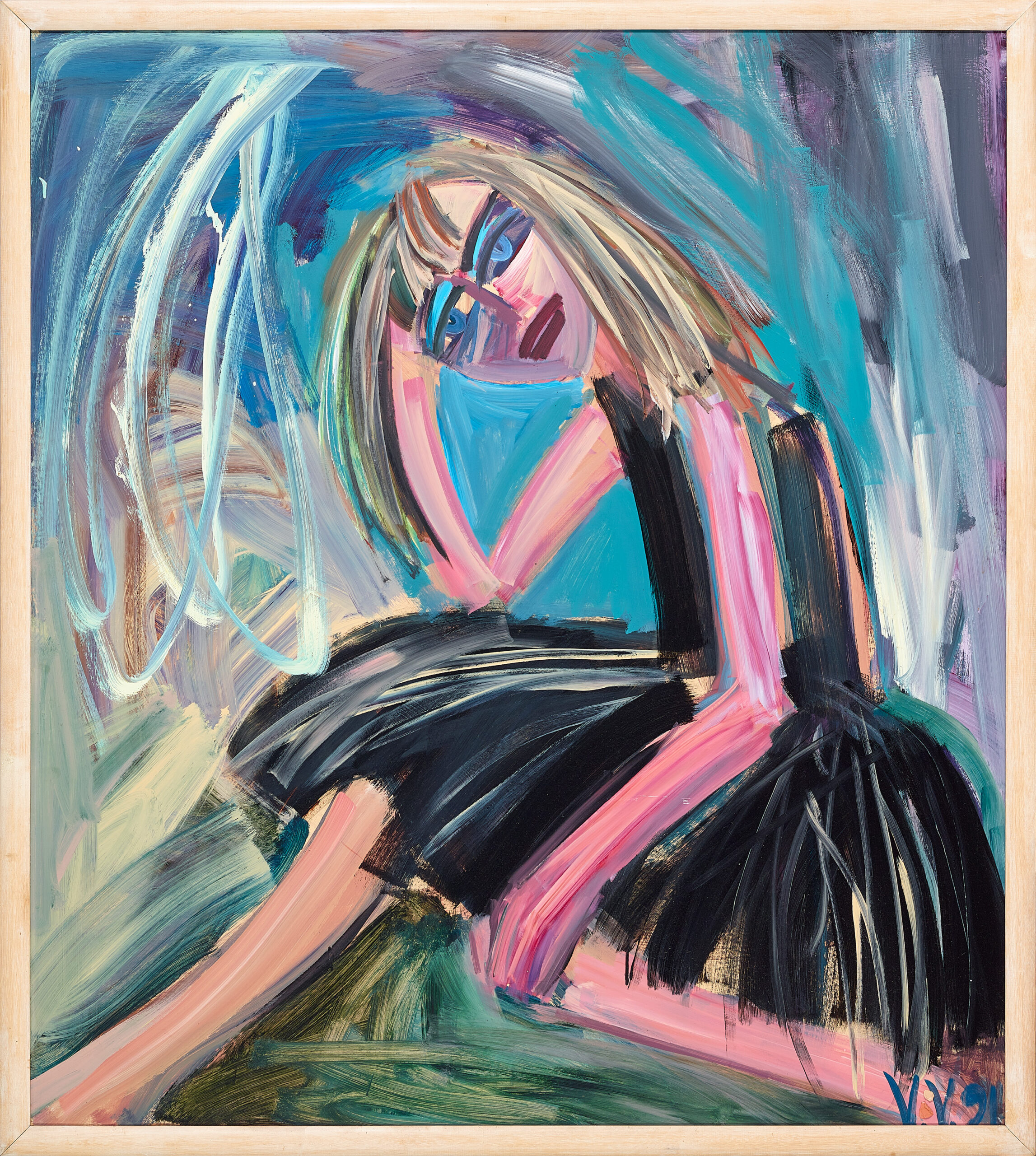 Woman sitting