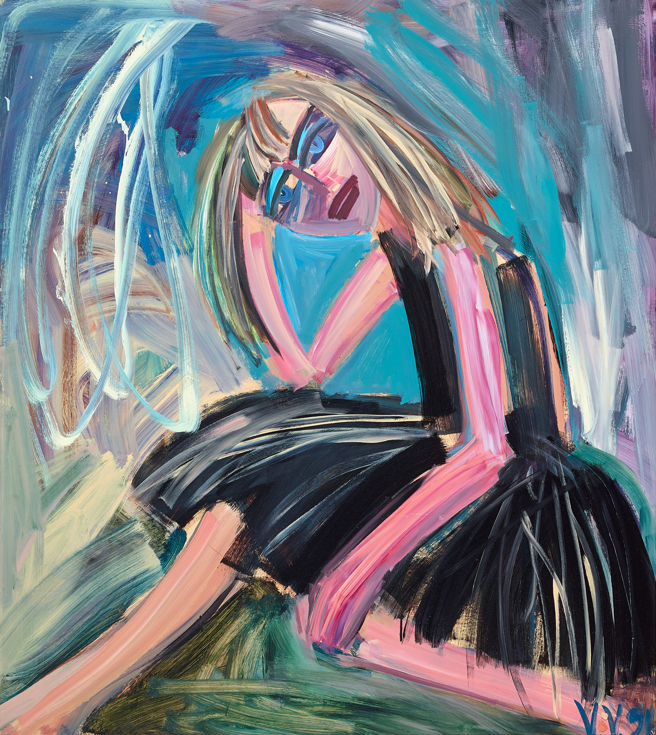 Woman sitting