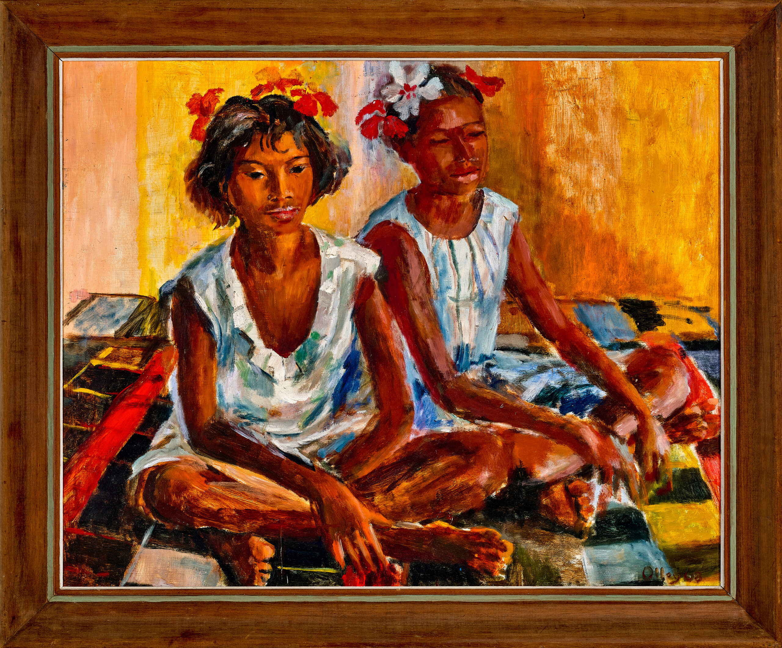 Two girls New Guinea