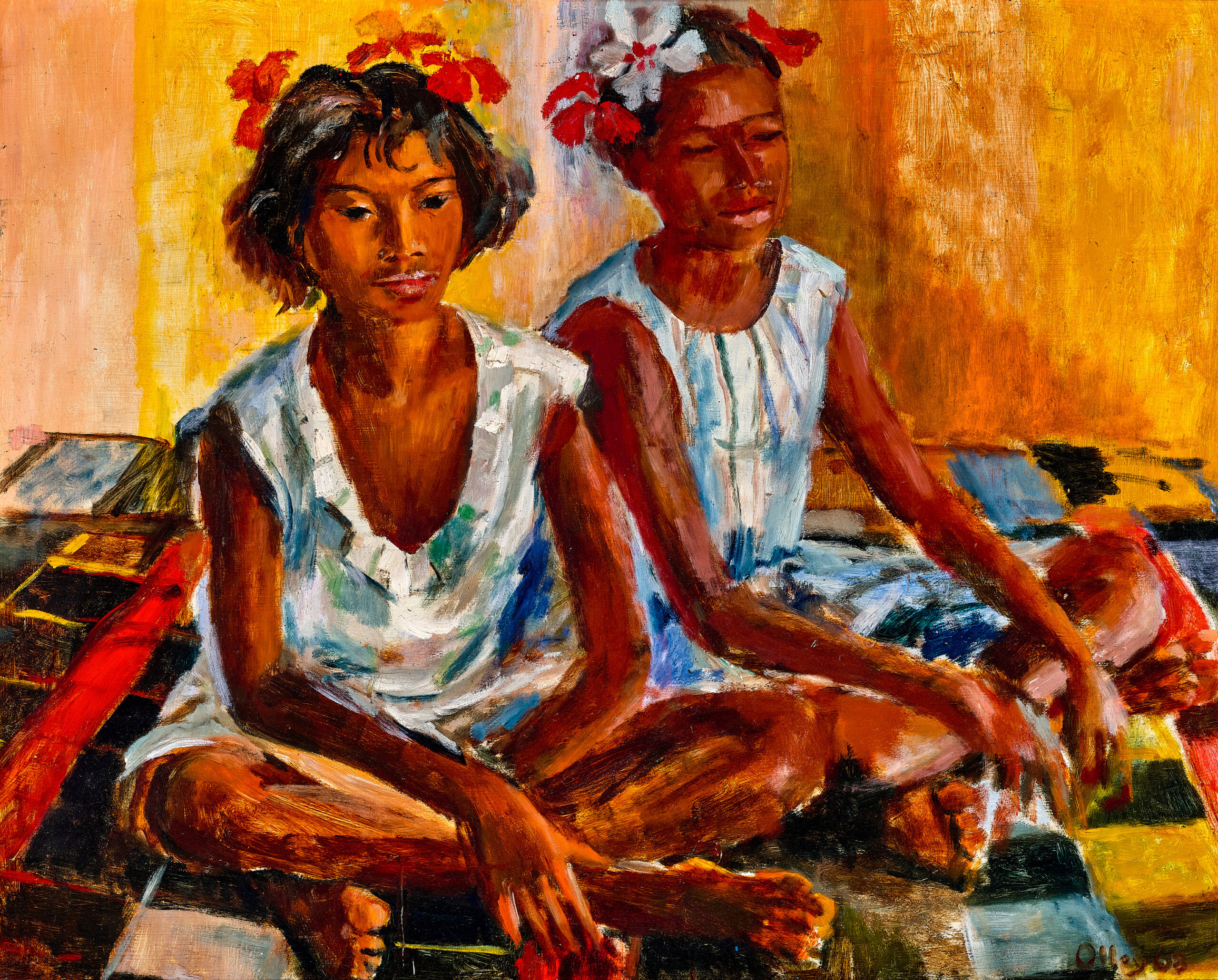 Two girls New Guinea