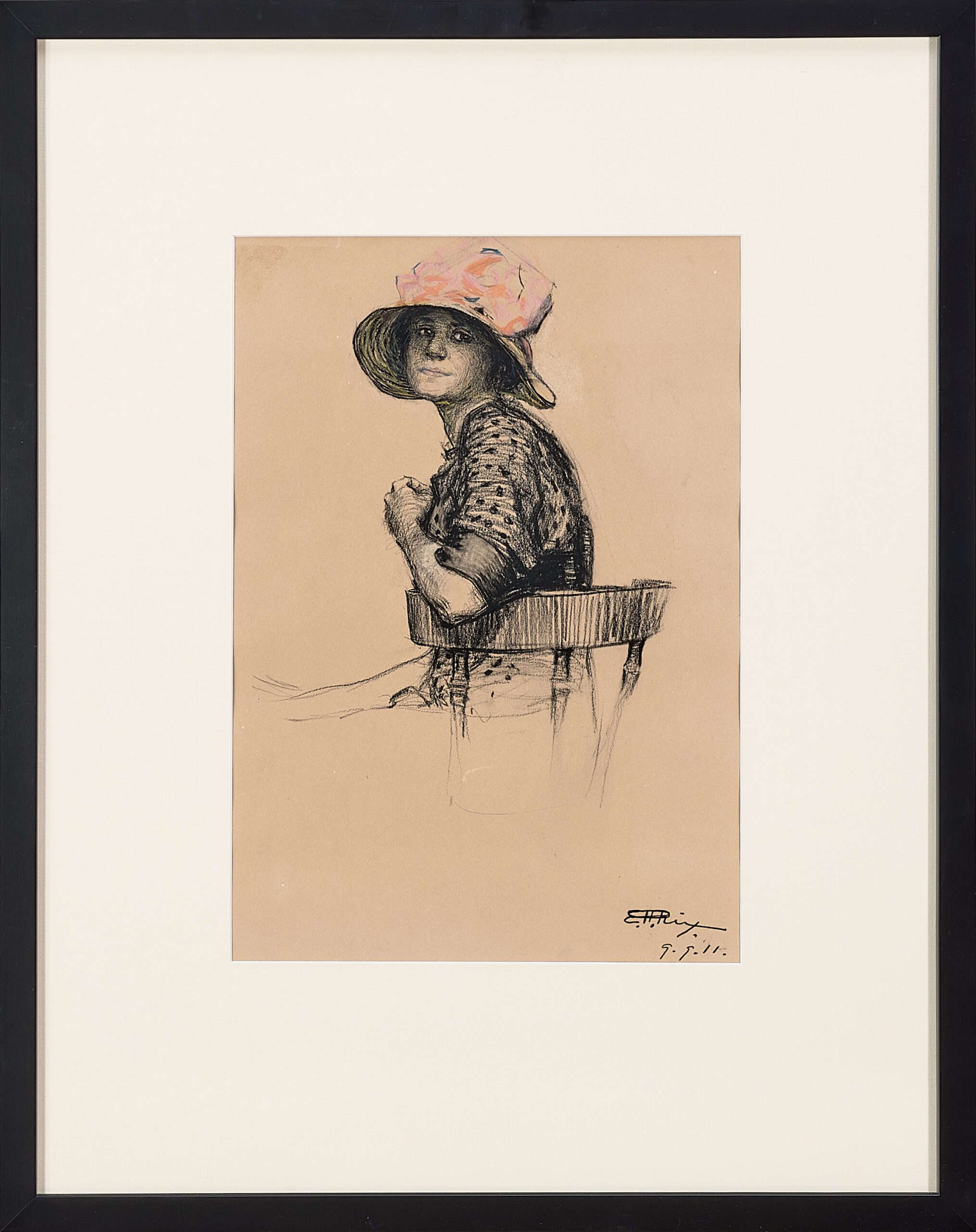 PORTRAIT WITH PINK HAT