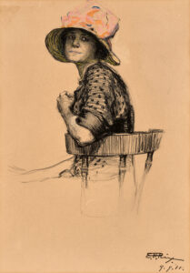 PORTRAIT WITH PINK HAT