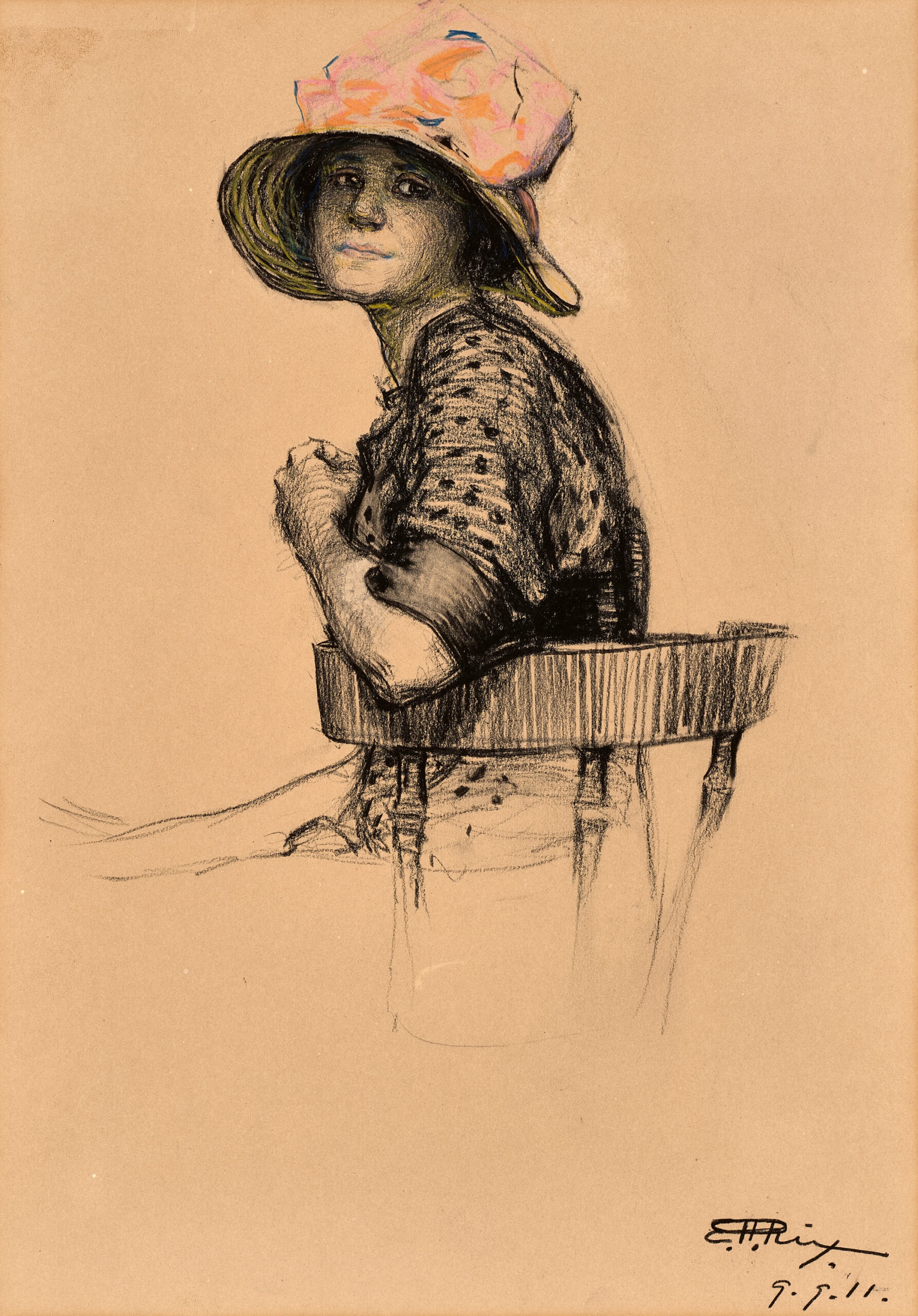 PORTRAIT WITH PINK HAT