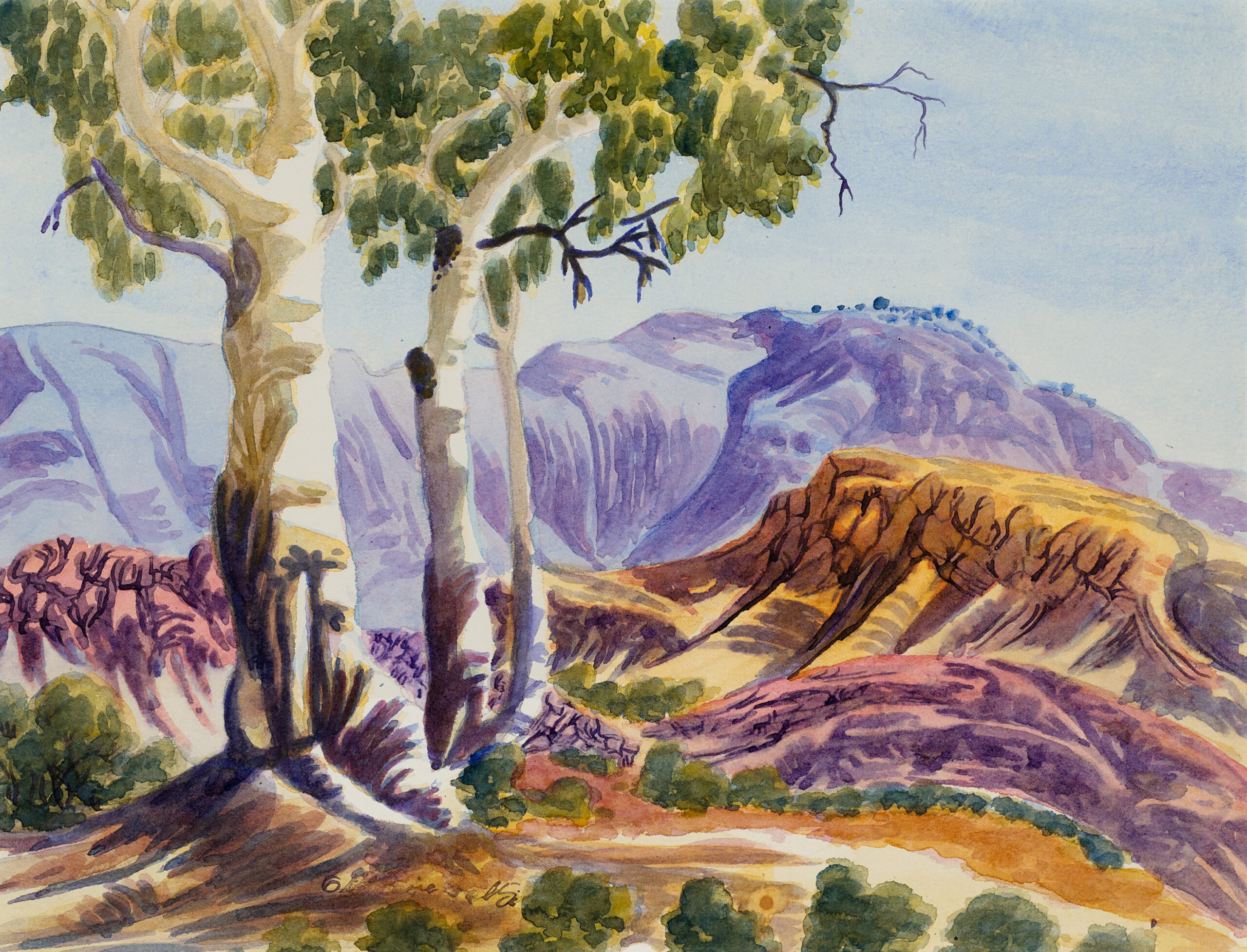 I. CENTRAL AUSTRALIAN LANDSCAPE II. CENTRAL AUSTRALIAN LANDSCAPE