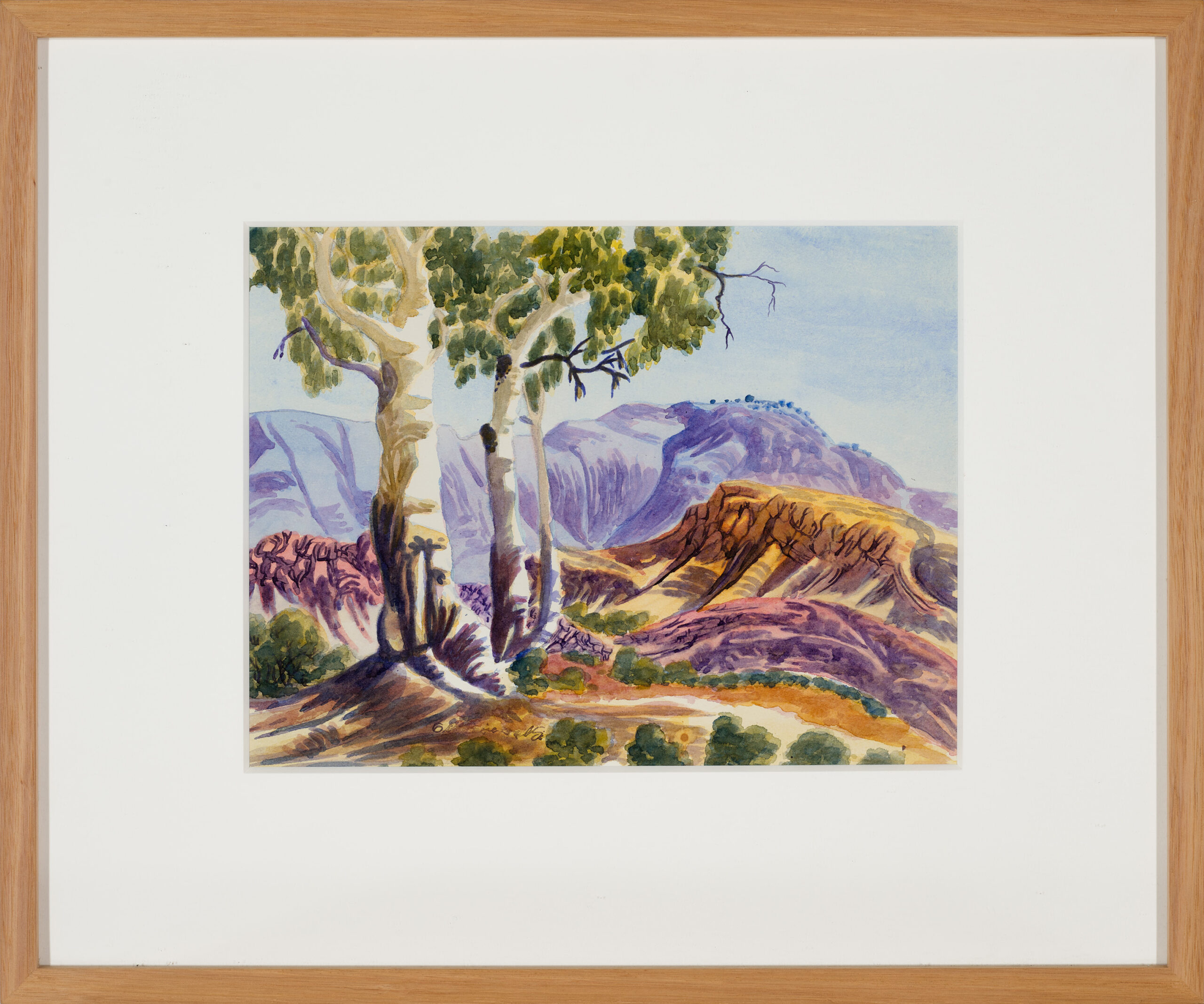 I. CENTRAL AUSTRALIAN LANDSCAPE II. CENTRAL AUSTRALIAN LANDSCAPE
