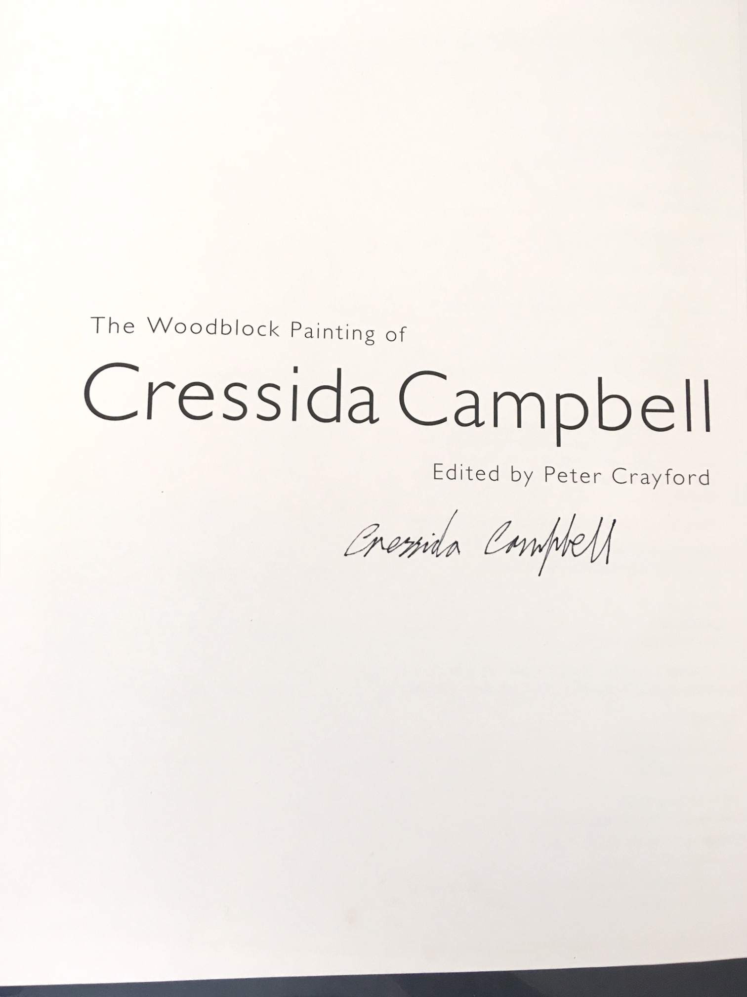 THE WOODBLOCK PAINTINGS OF CRESSIDA CAMPBELL