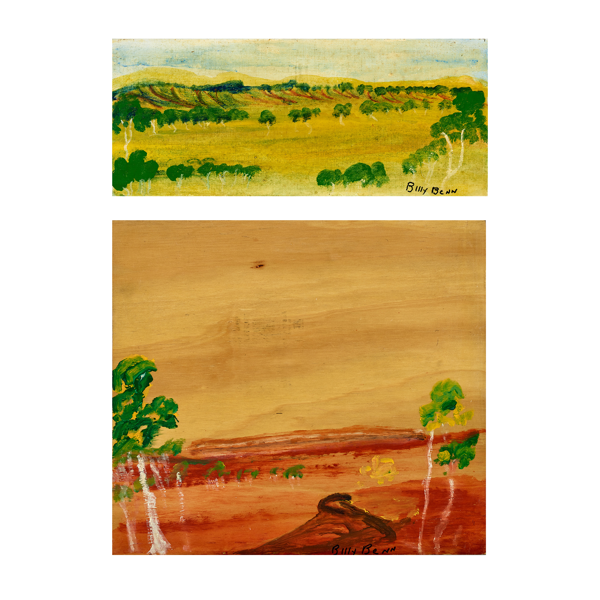 TWO PAINTINGS