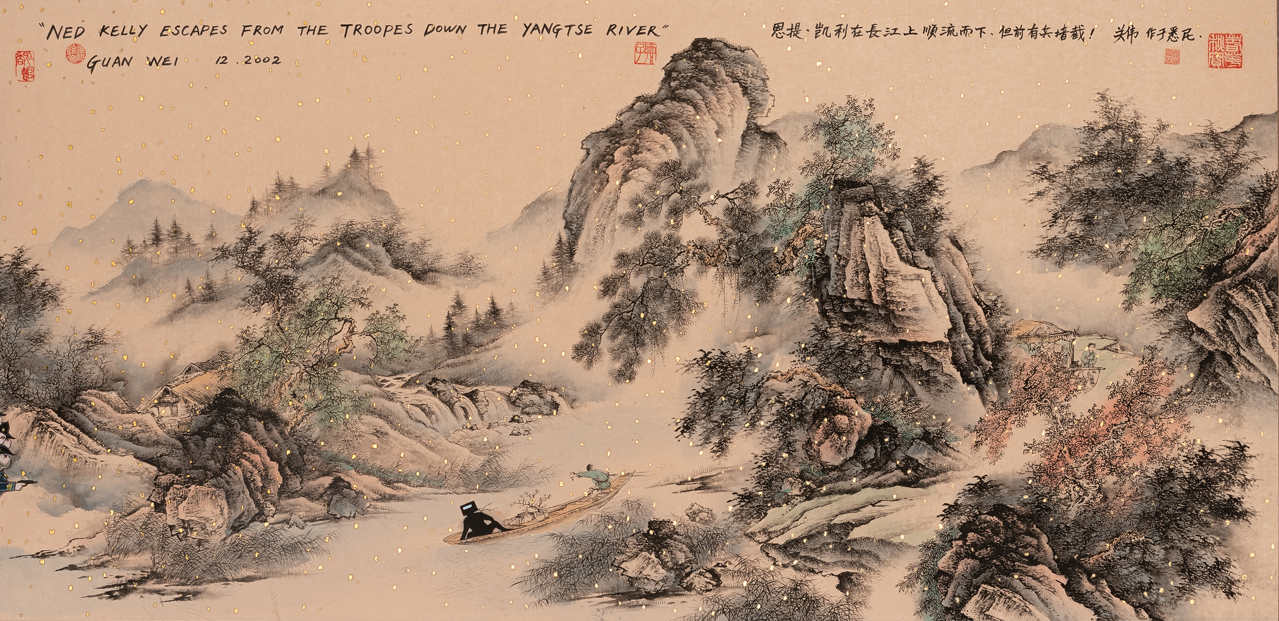 NED KELLY ESCAPES FROM THE TROOPERS DOWN THE YANGTZE RIVER