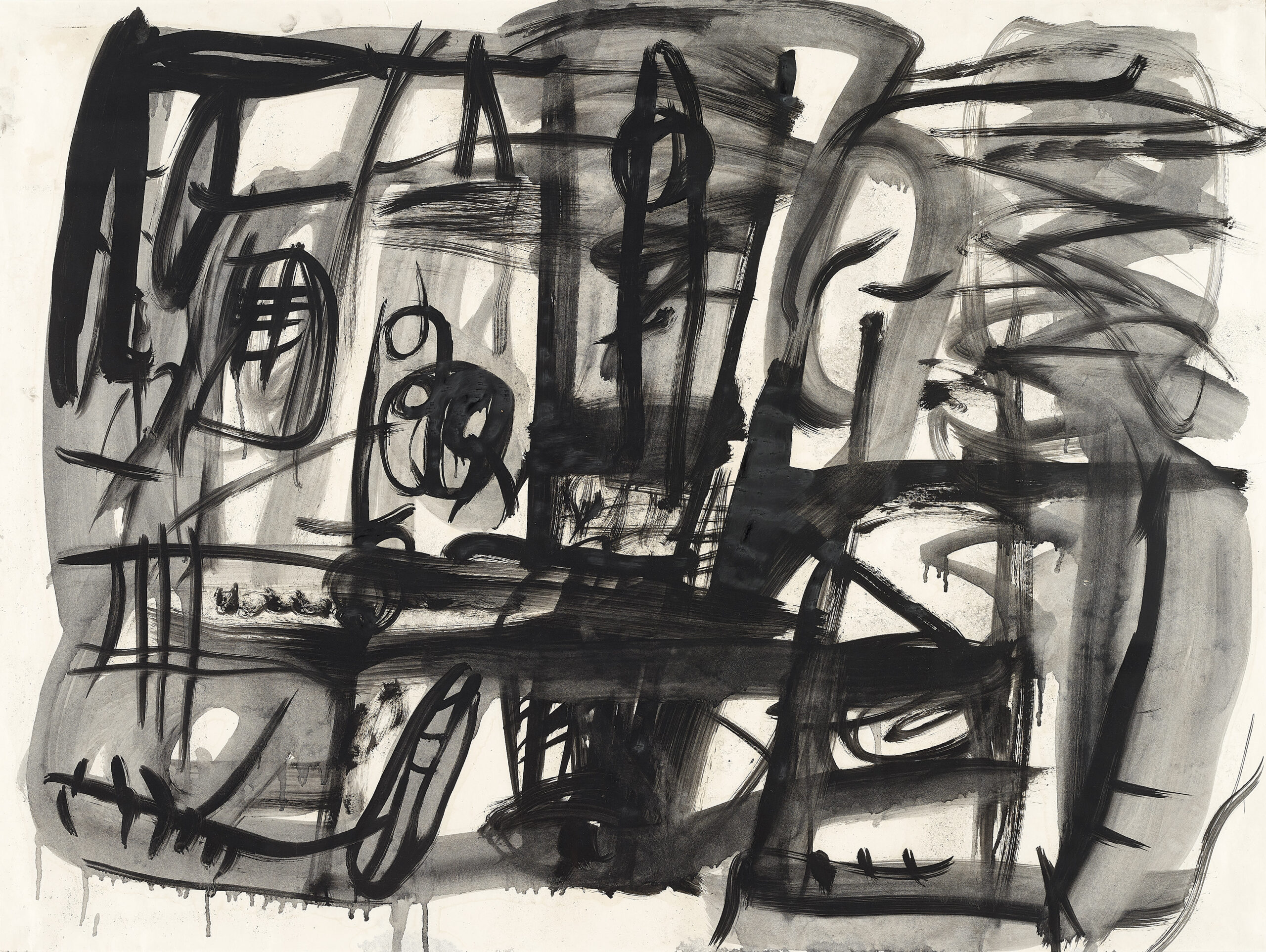 BLACK AND WHITE ABSTRACT