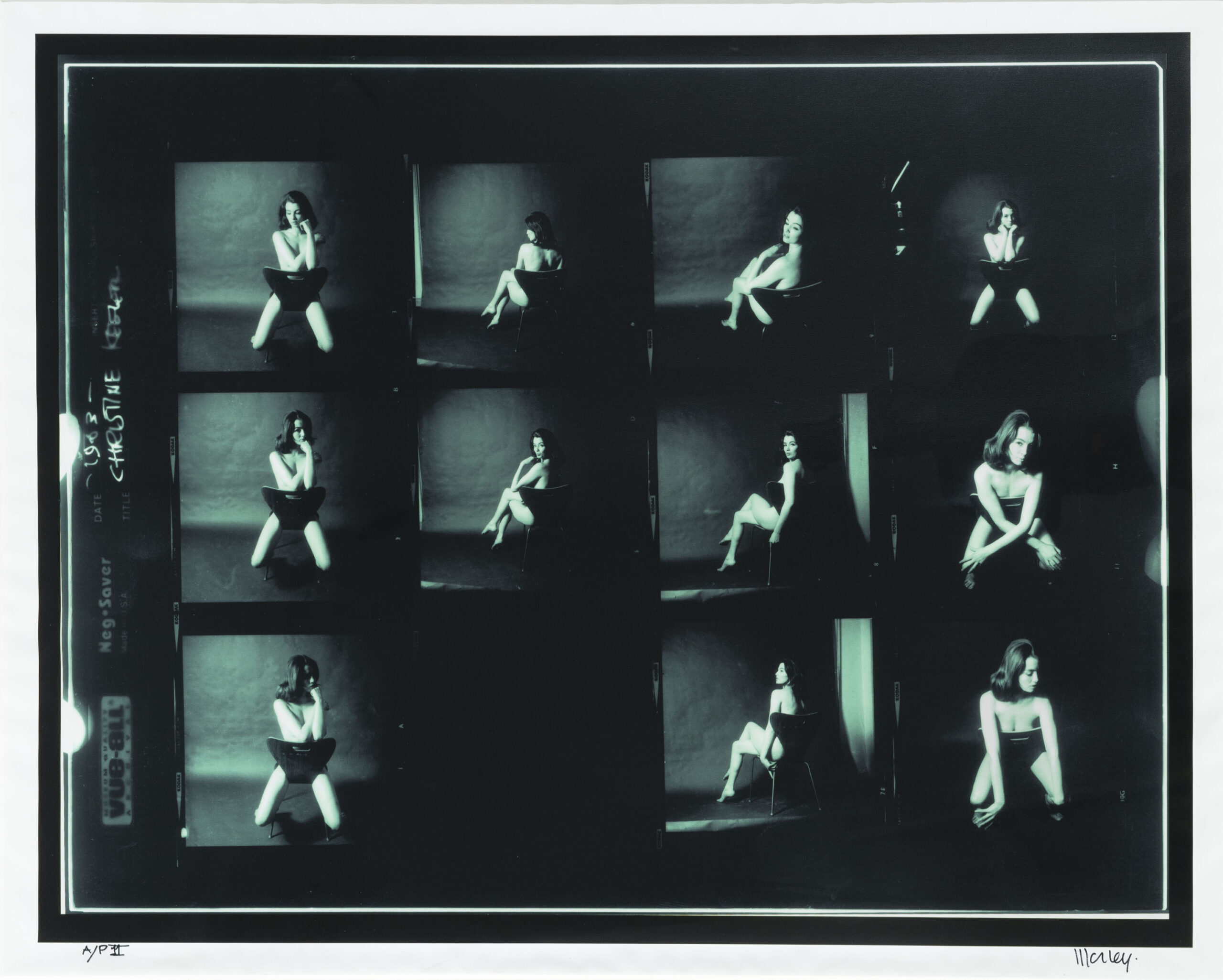 CHRISTINE KEELER CONTACT SHEET