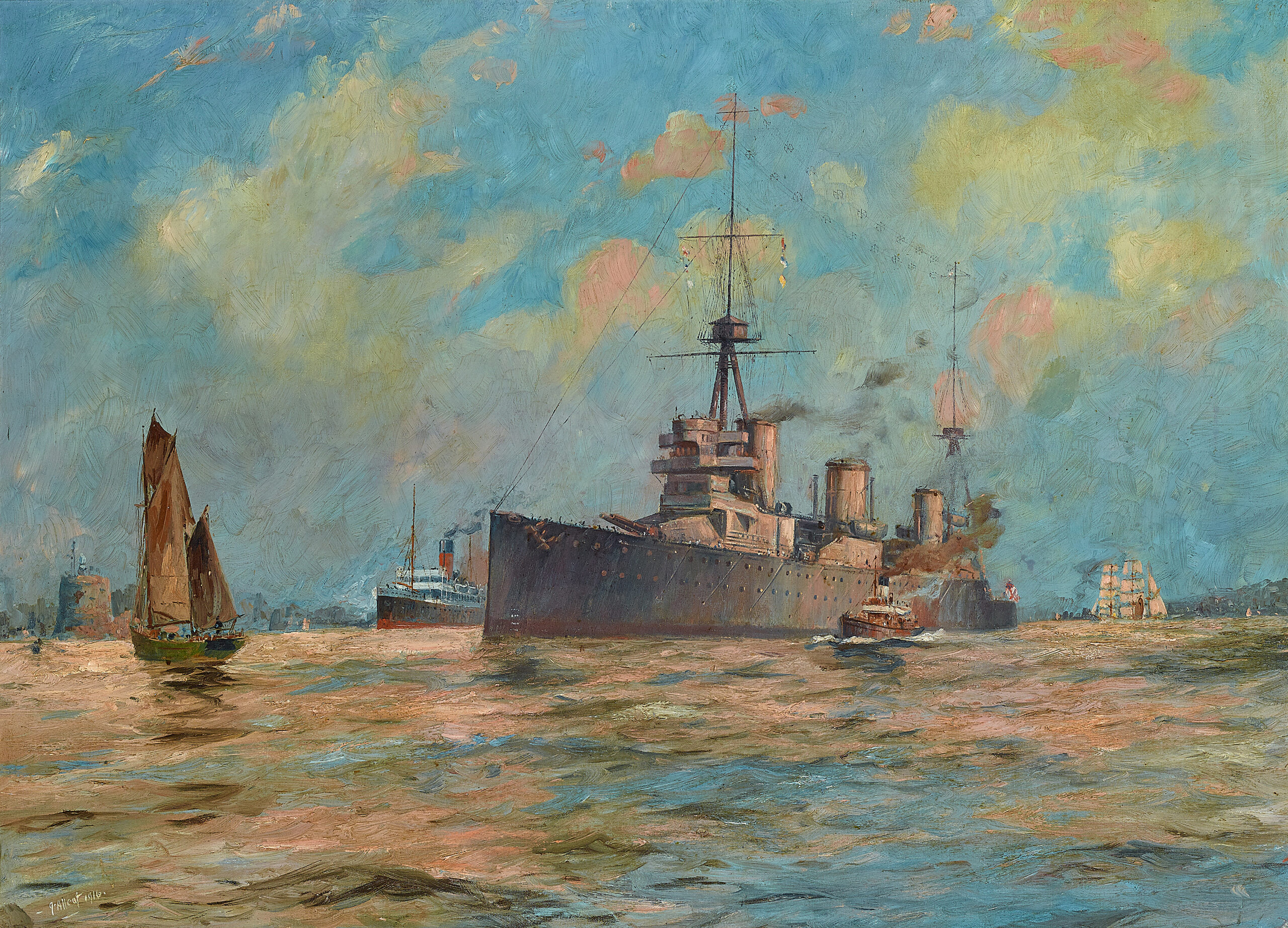 HMAS AUSTRALIA IN SYDNEY