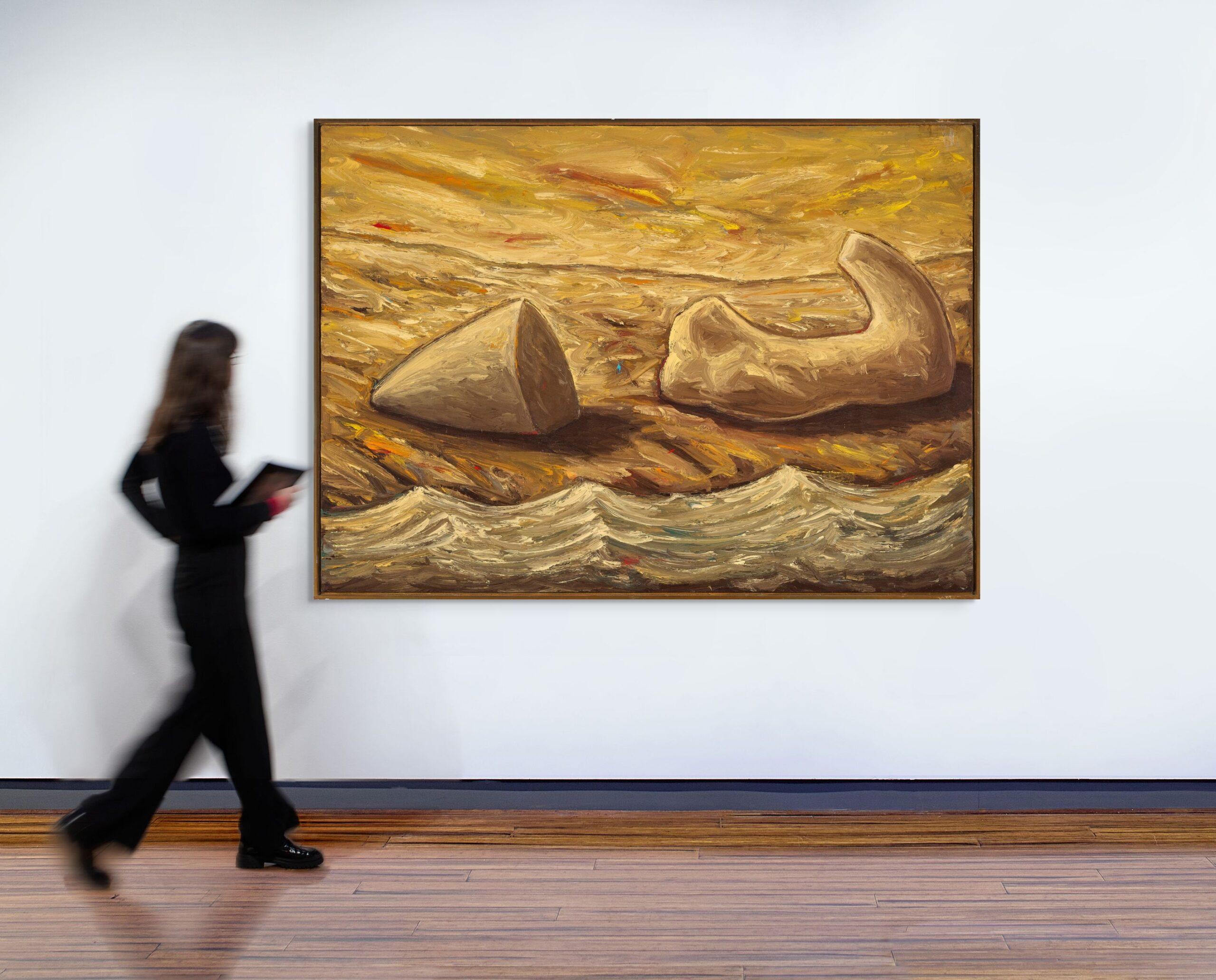 TWO FORMS BY THE SEA