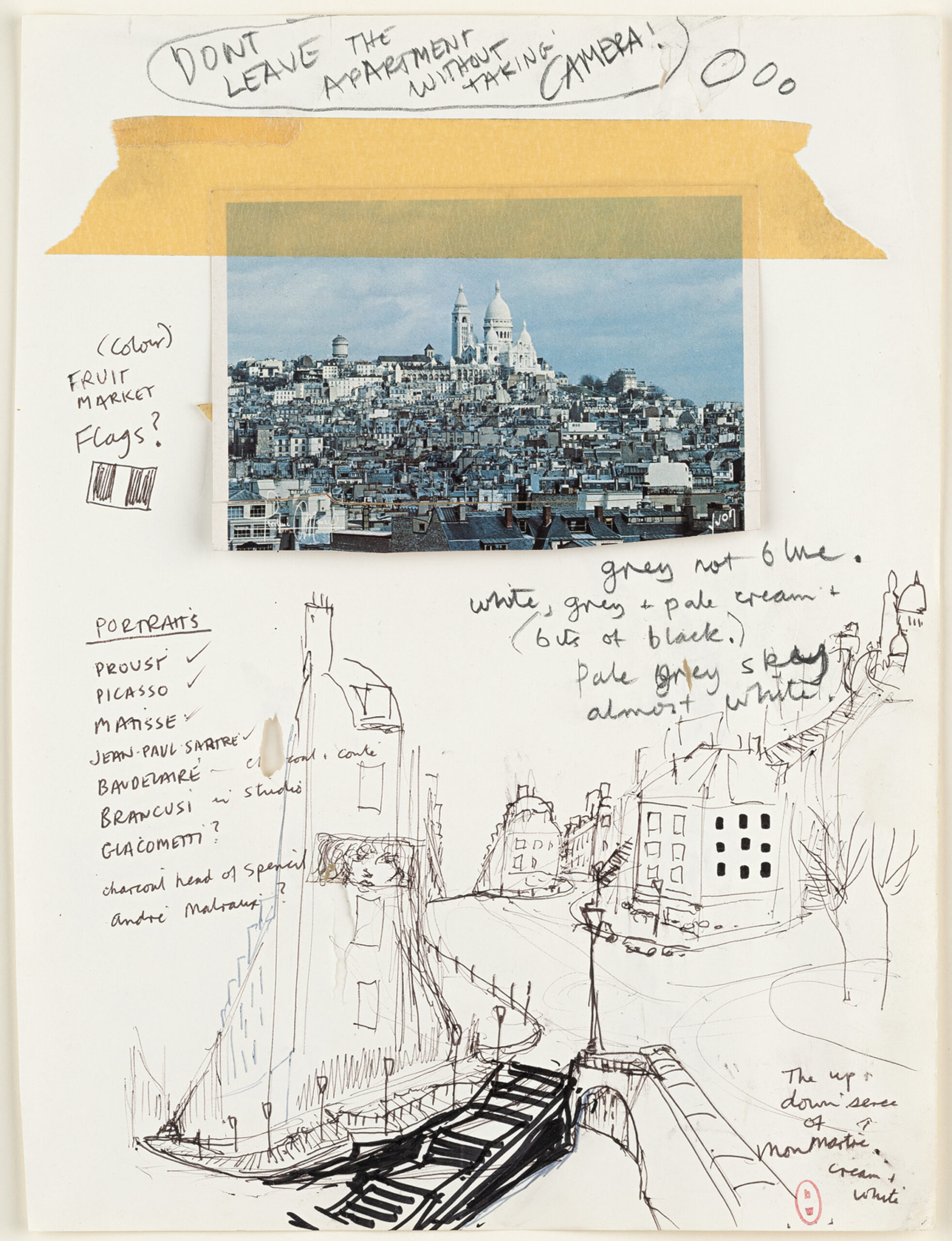 THE UP AND DOWN SIDE OF MONTMARTRE
