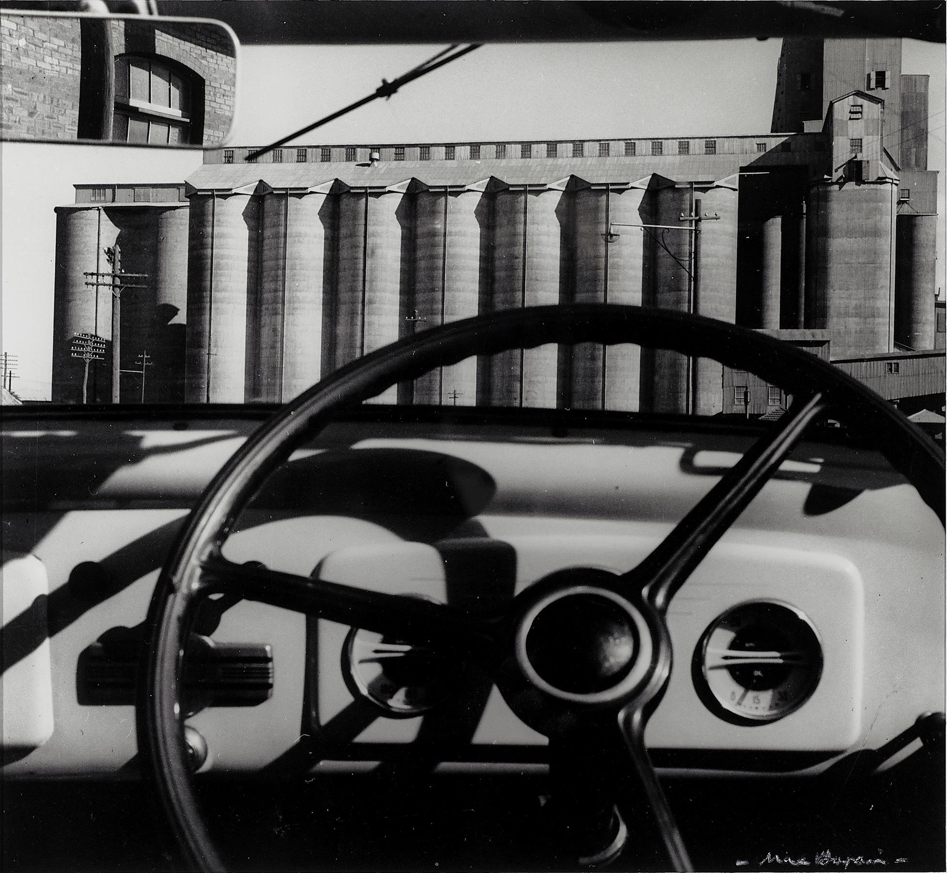 SILOS THROUGH WINDSCREEN