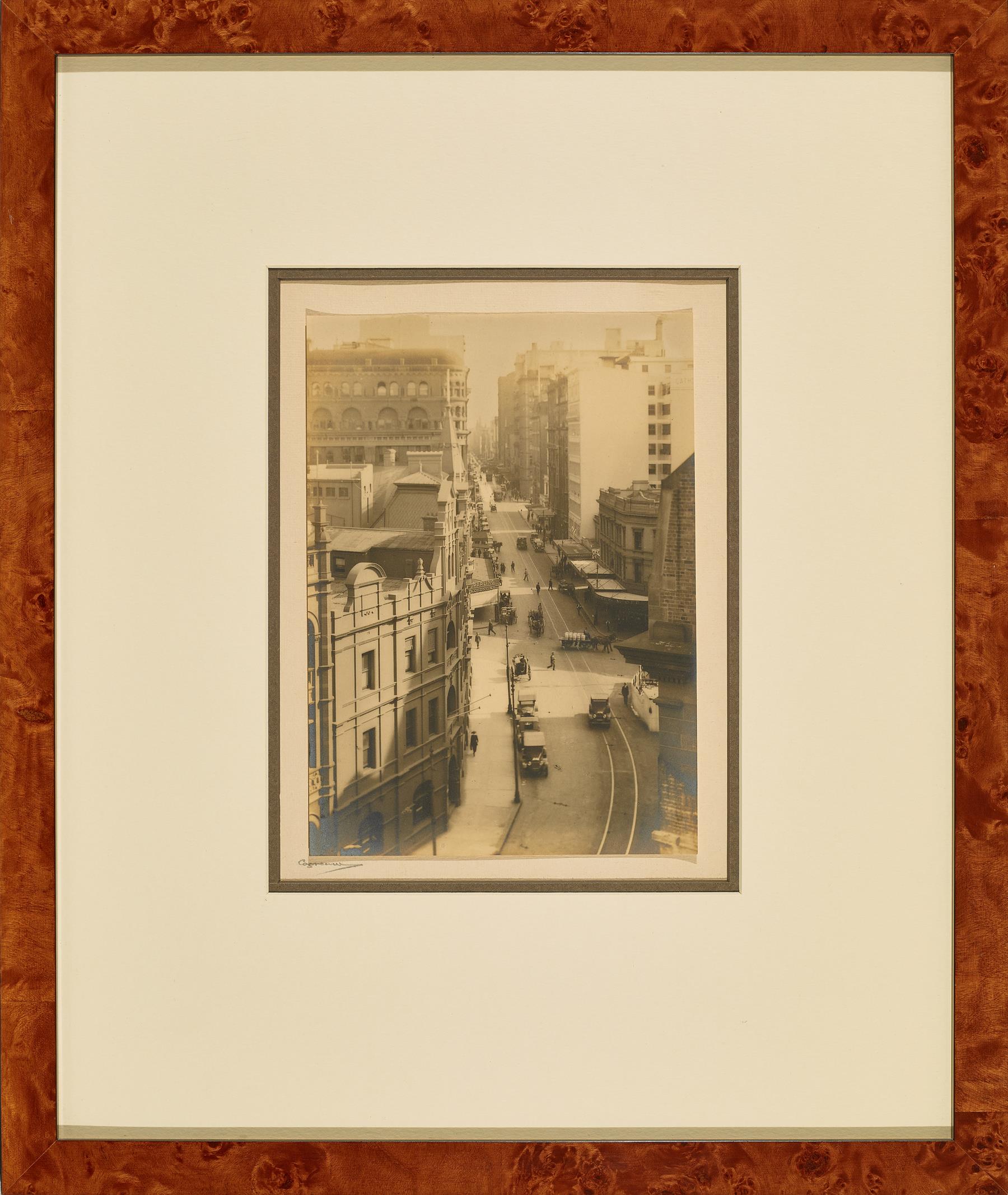 CASTLEREAGH STREET, SYDNEY – CORNER OF HUNTER LOOKING SOUTH FROM BLIGH