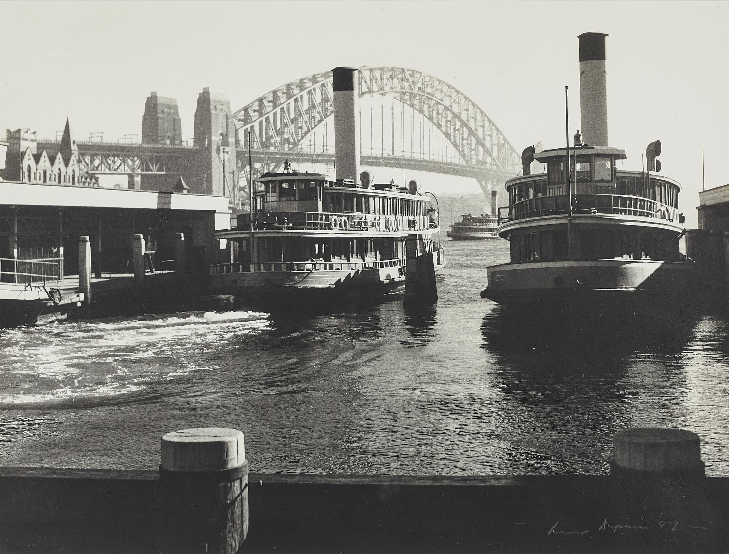 CIRCULAR QUAY (WITH TWO FERRIES)
