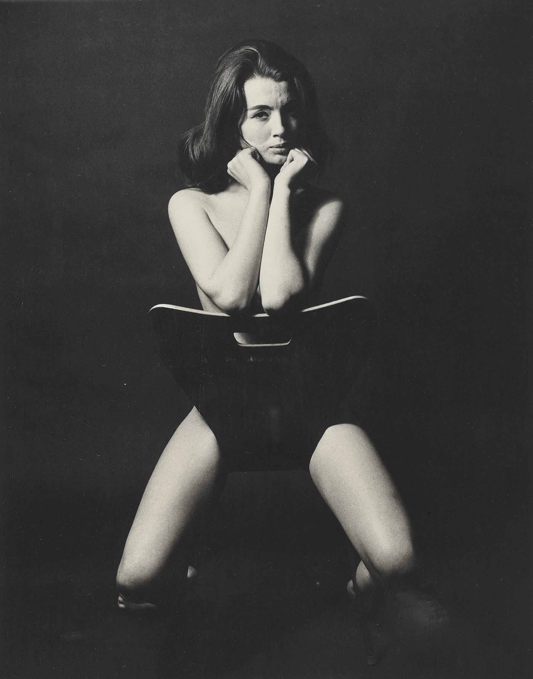 CHRISTINE KEELER, AT MORLEY’S LONDON STUDIO
