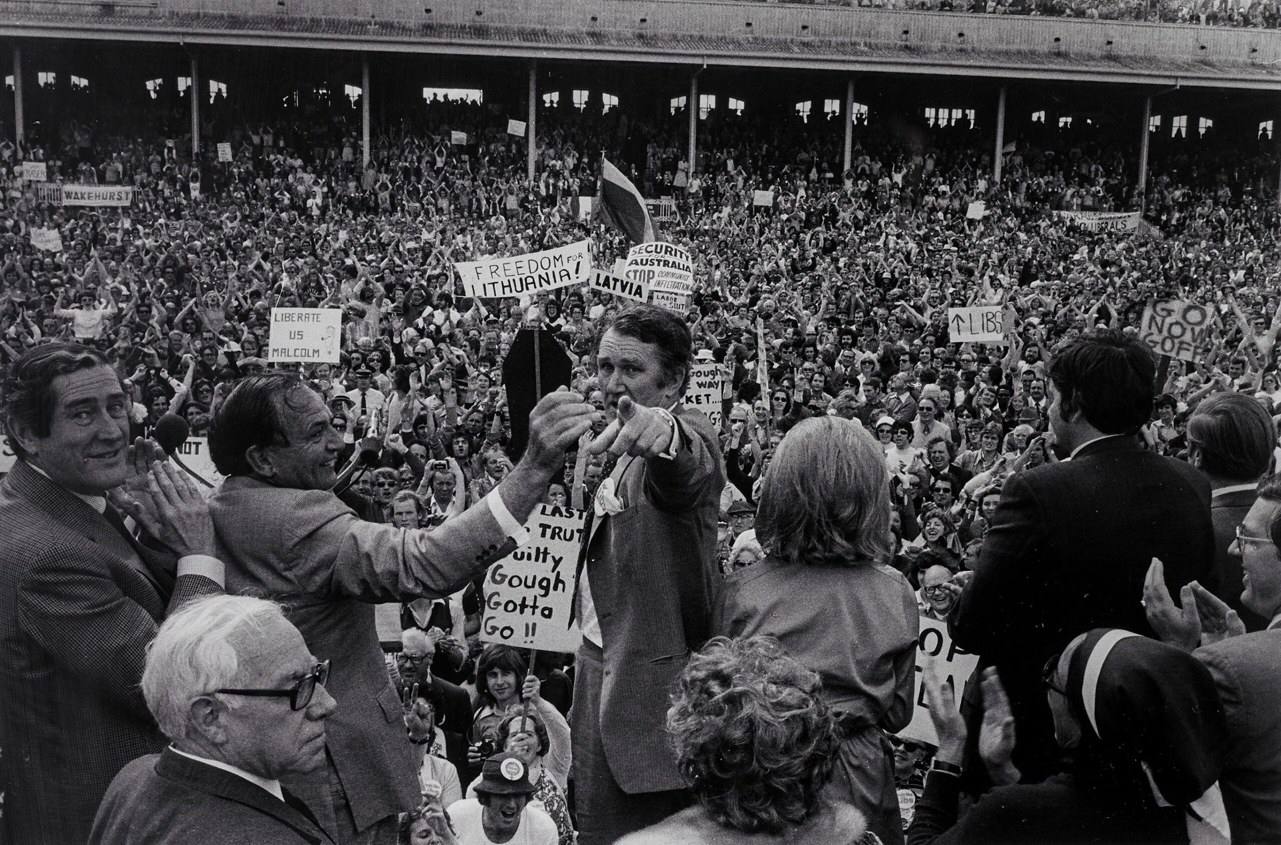 MALCOM FRASER, RANDWICK RACECOURSE