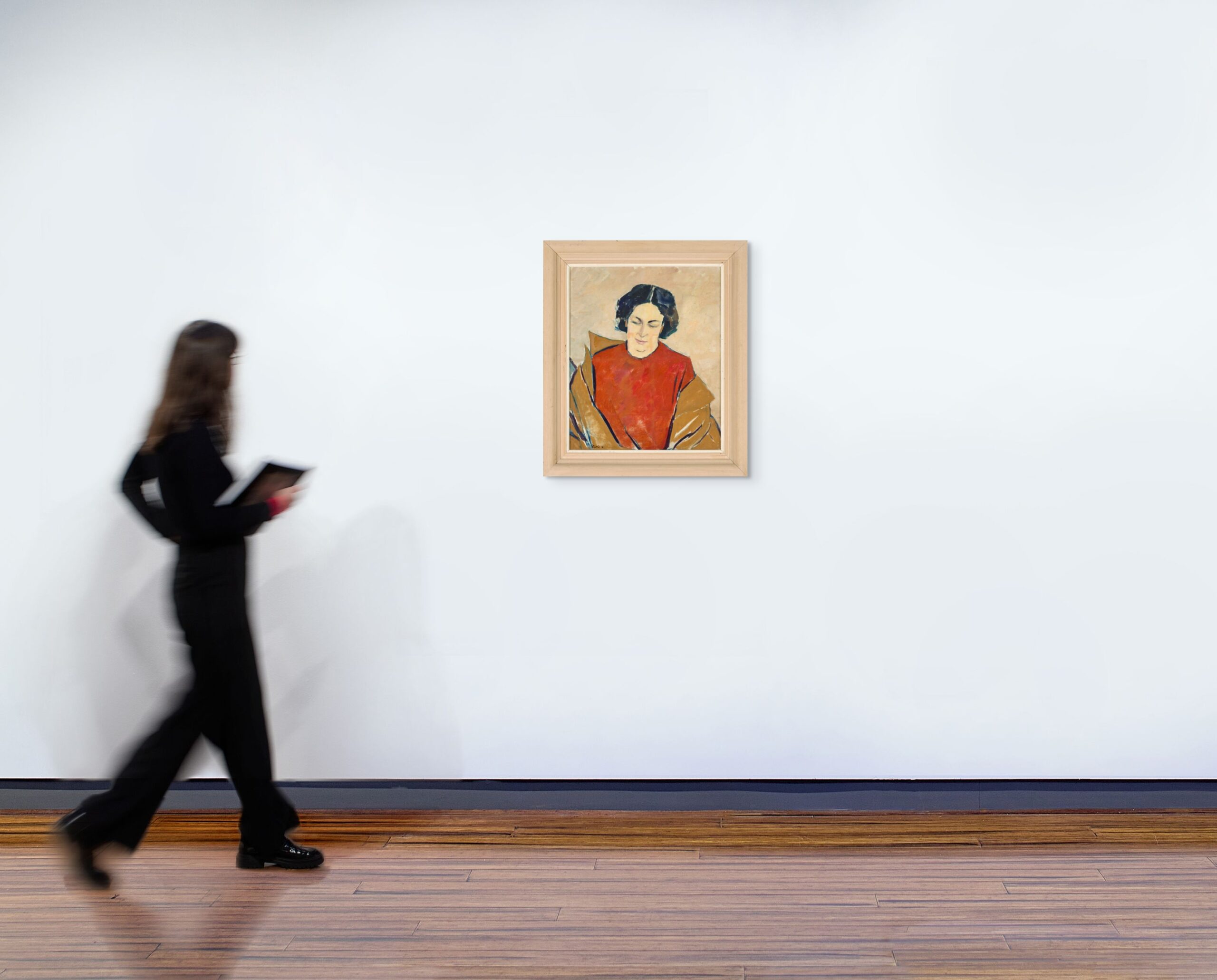 PORTRAIT OF A WOMAN IN RED