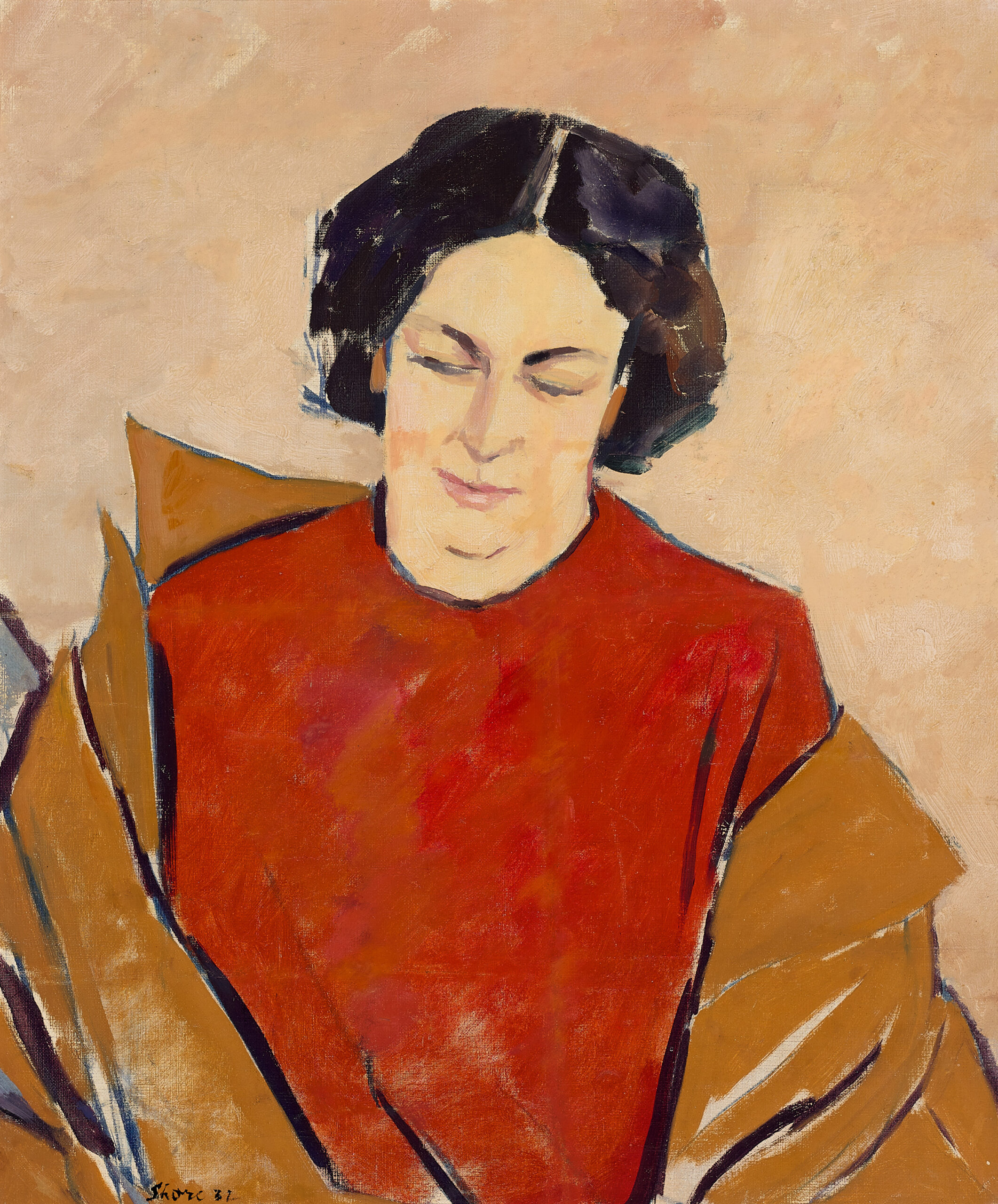 PORTRAIT OF A WOMAN IN RED