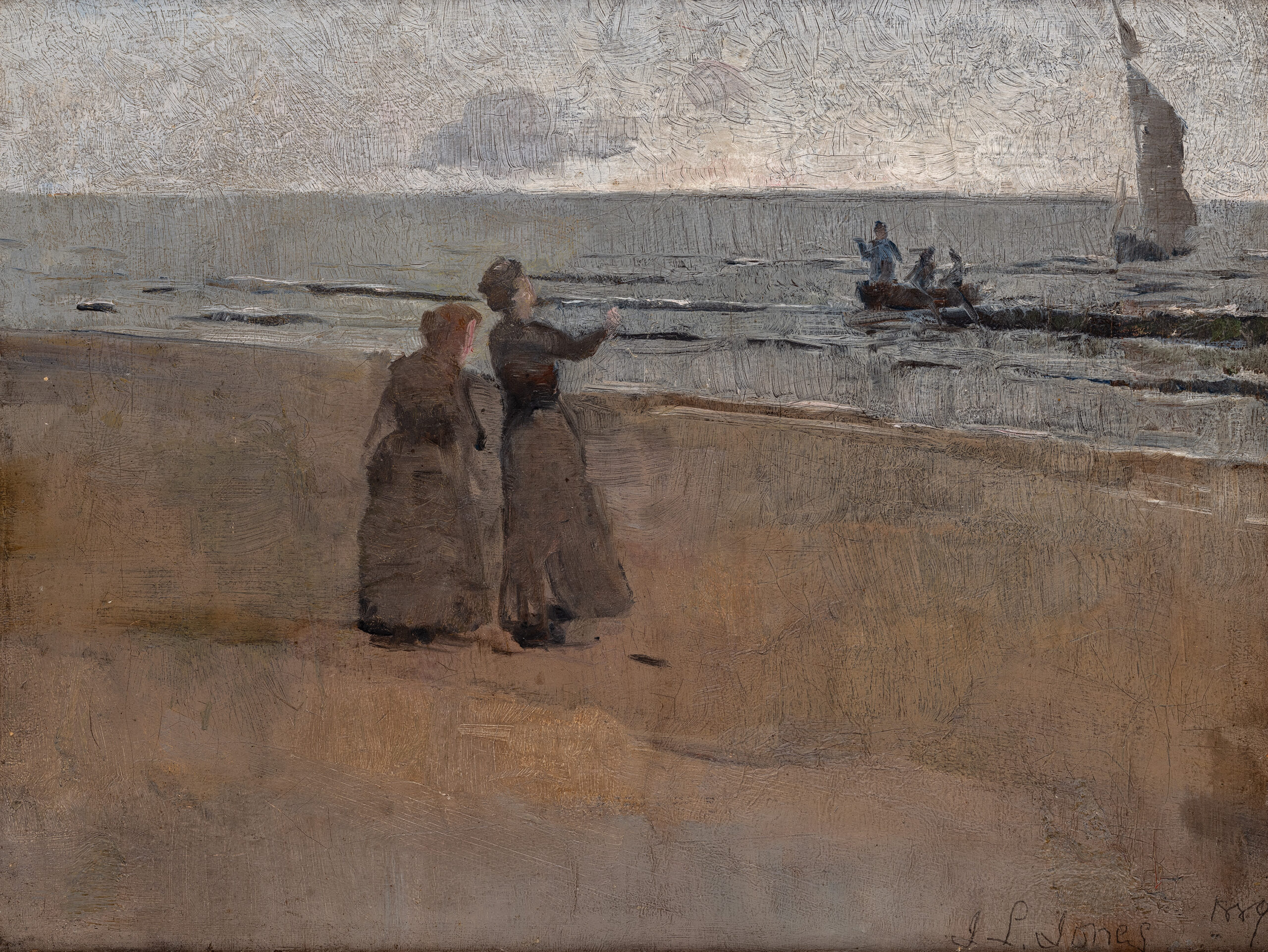 HE SAILED AWAY AT BREAK OF DAY, THE SKIES WERE BLUE AND FAIR