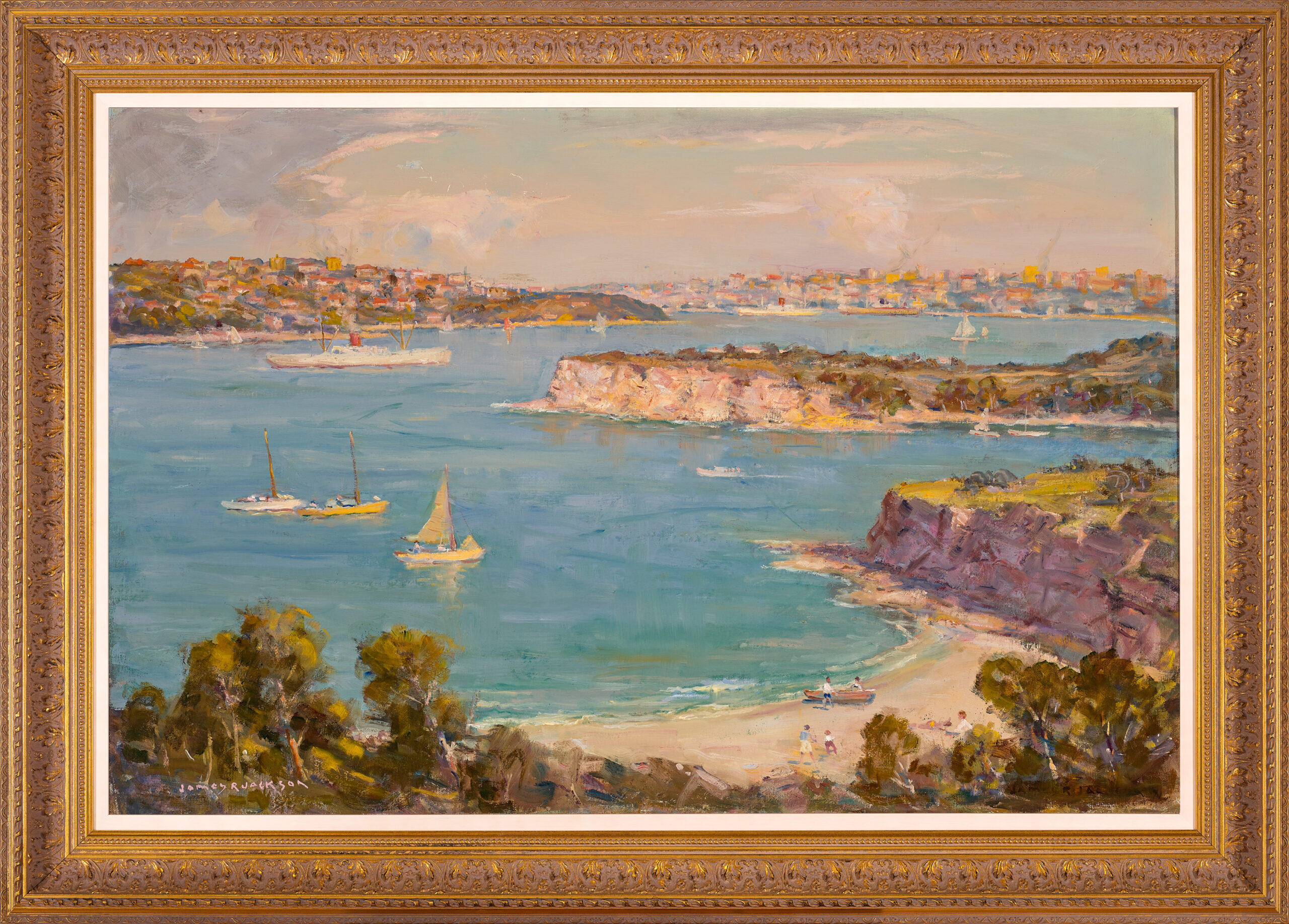 ENTRANCE TO SYDNEY HARBOUR FROM DOBROYD