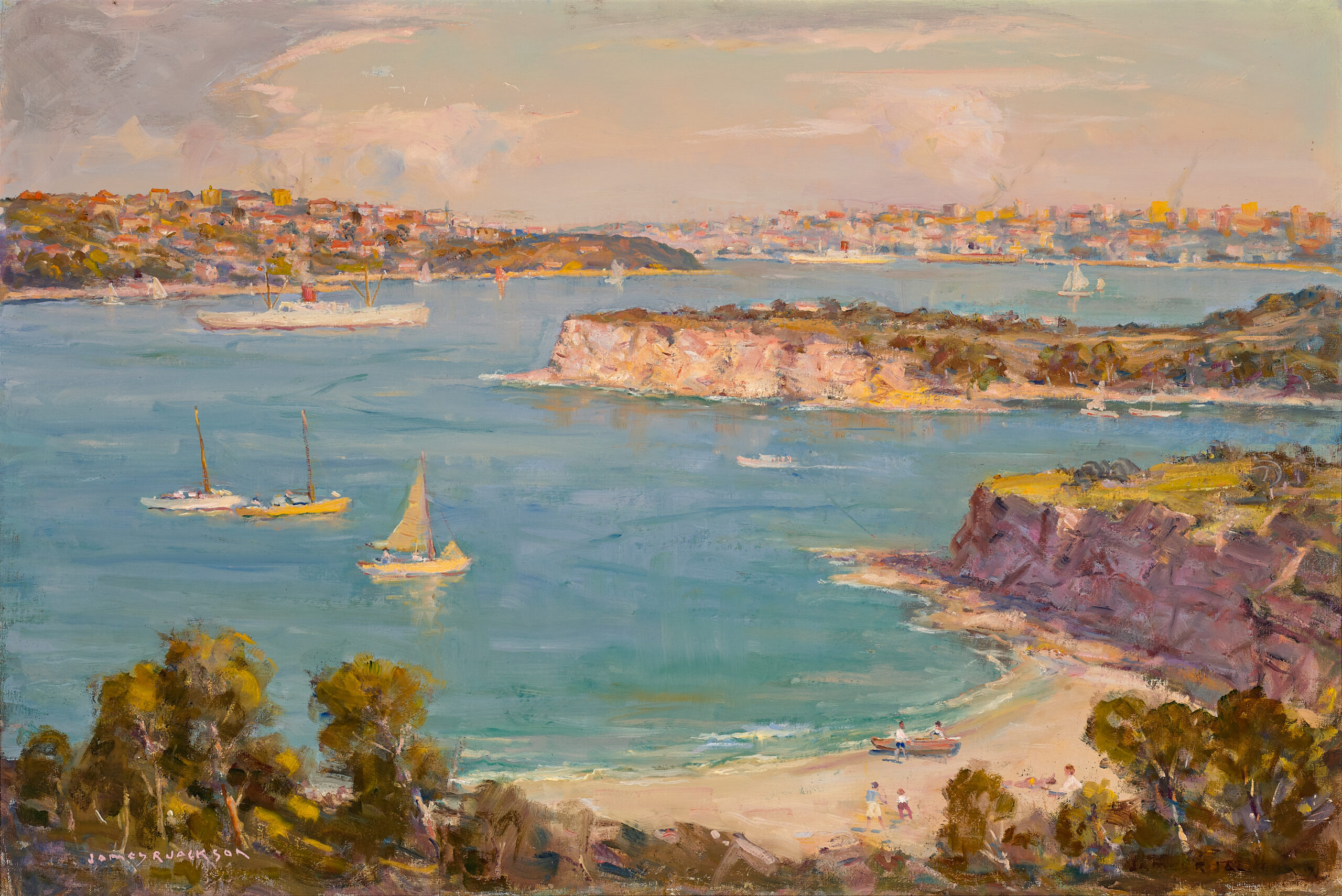 ENTRANCE TO SYDNEY HARBOUR FROM DOBROYD