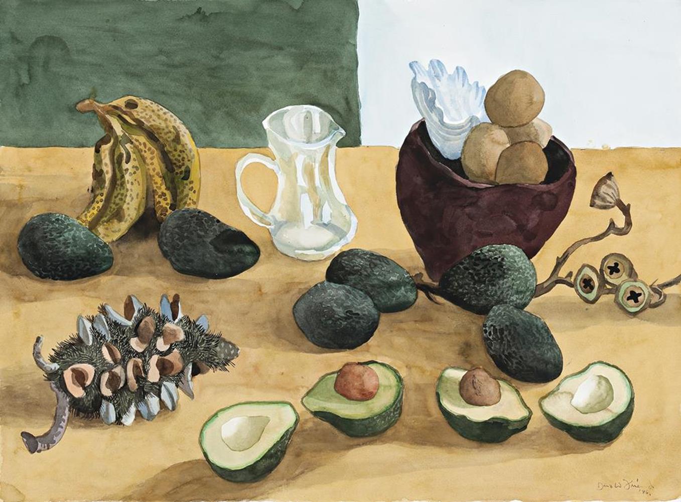 STILL LIFE WITH AVOCADOES