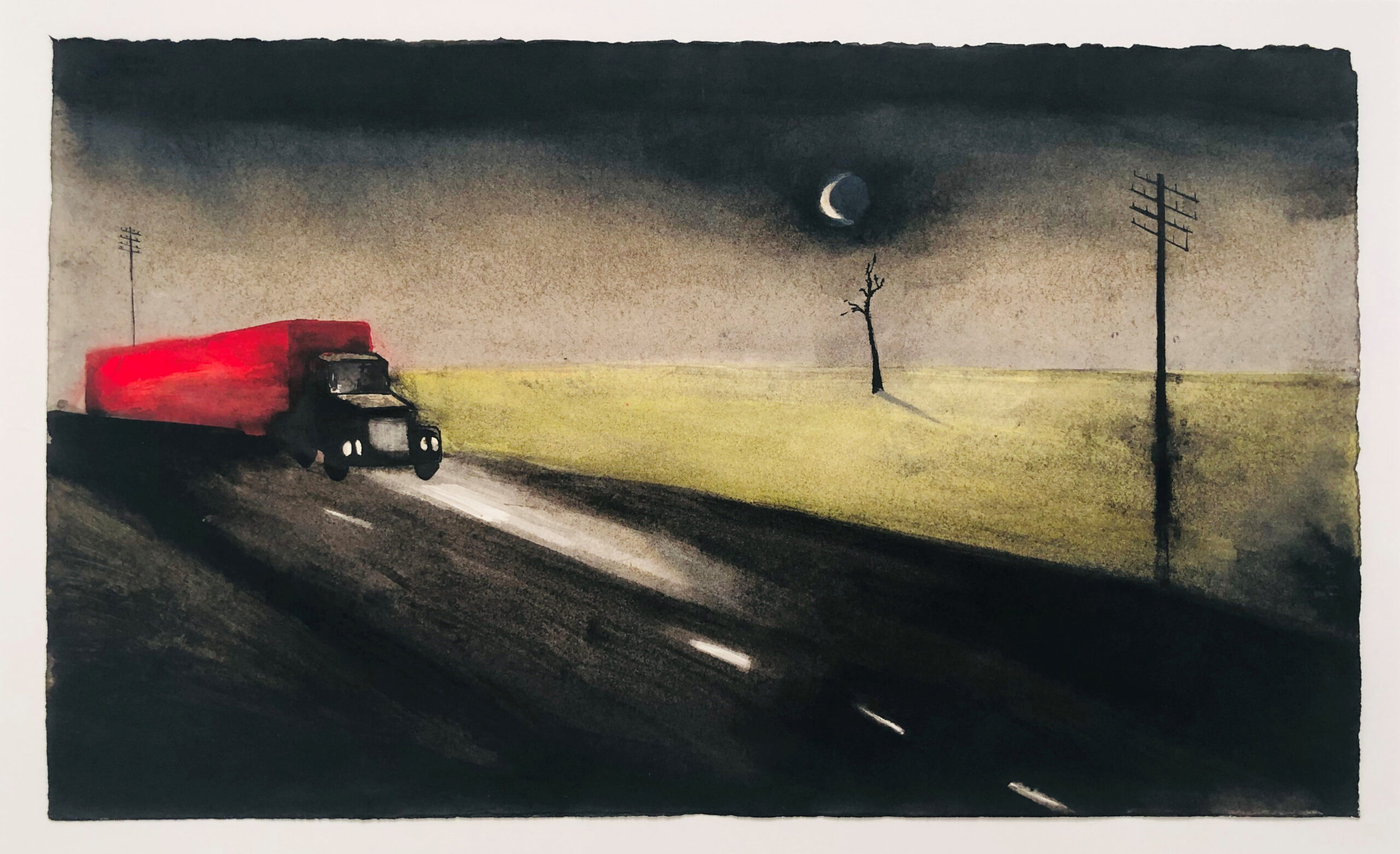 TRUCK ON HIGHWAY