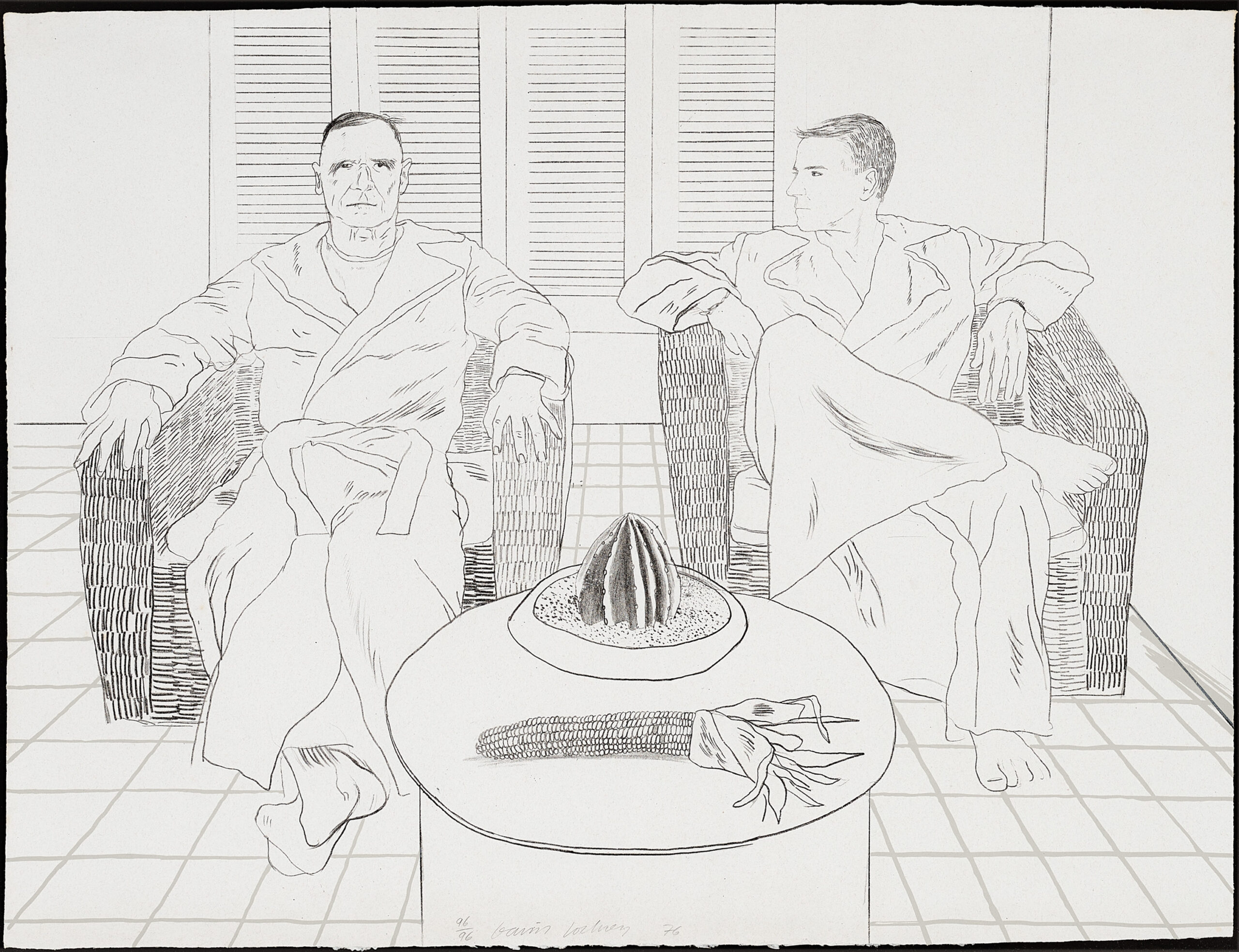 Christopher Isherwood and Don Barchardy