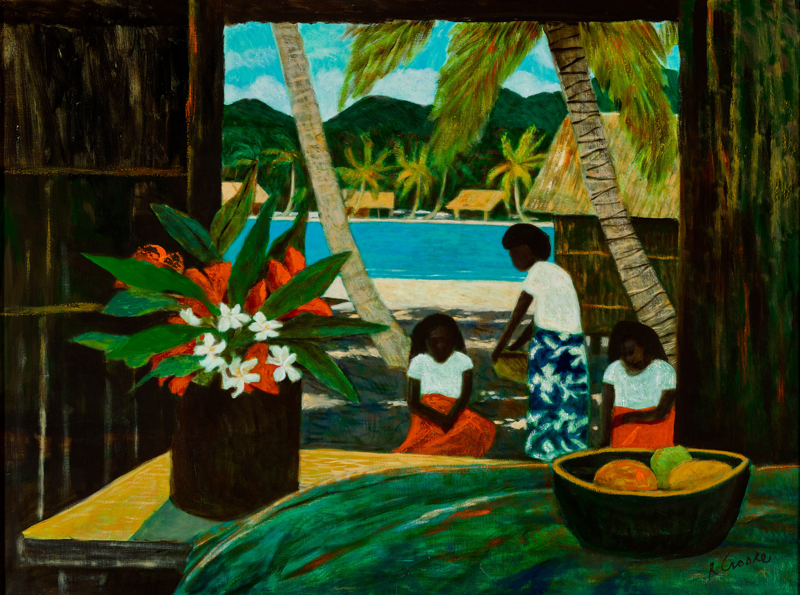 Village islanders