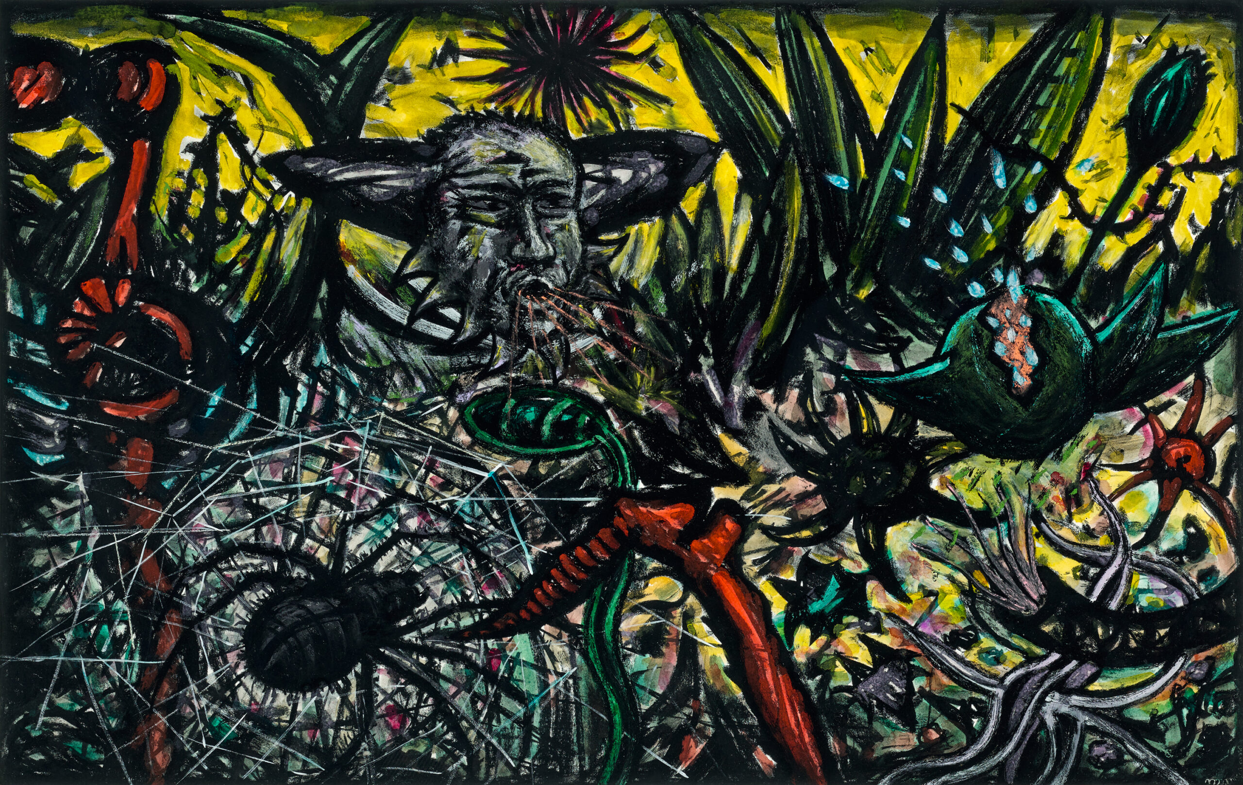 Spider and head