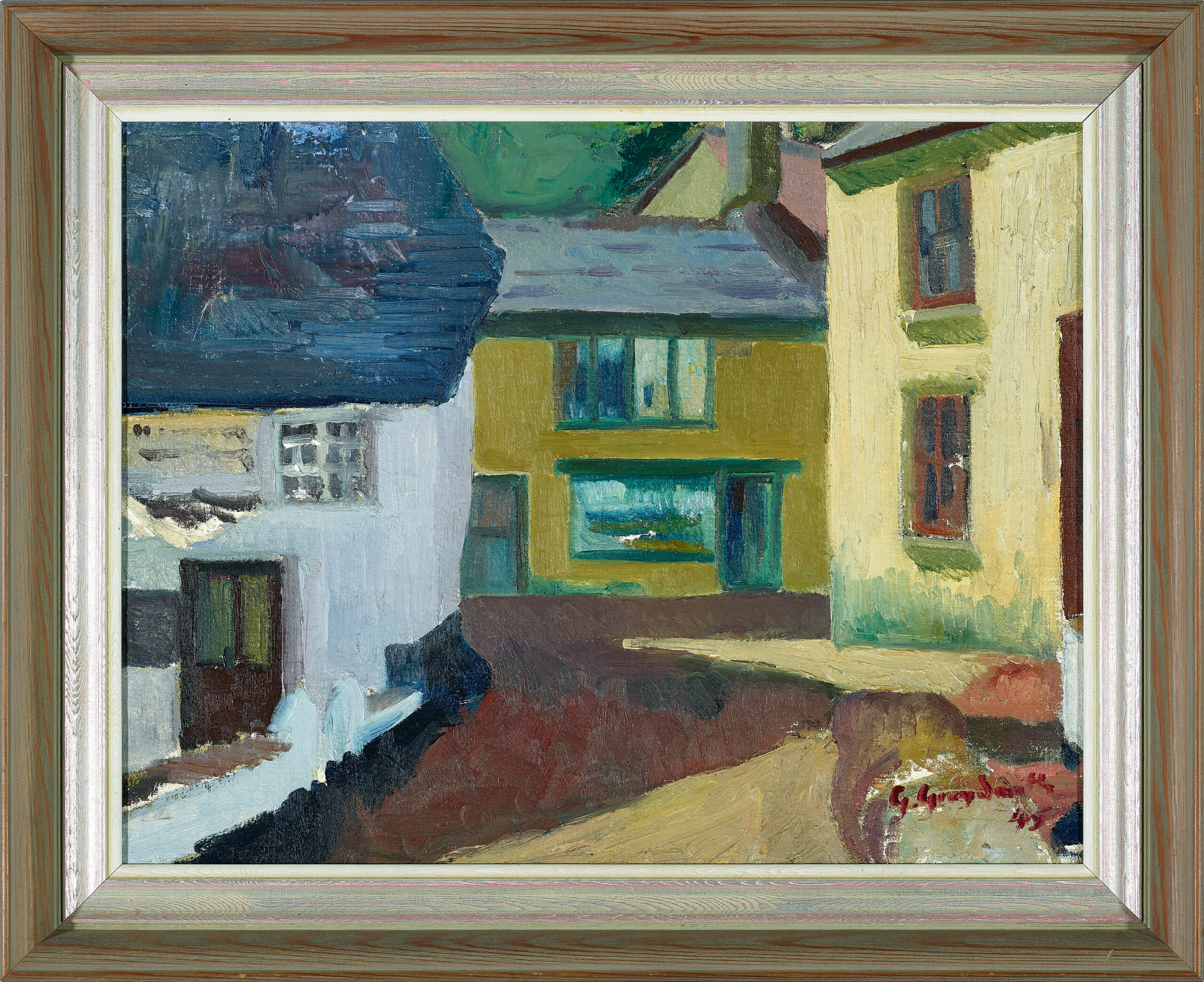 VILLAGE SCENE, CORNWALL