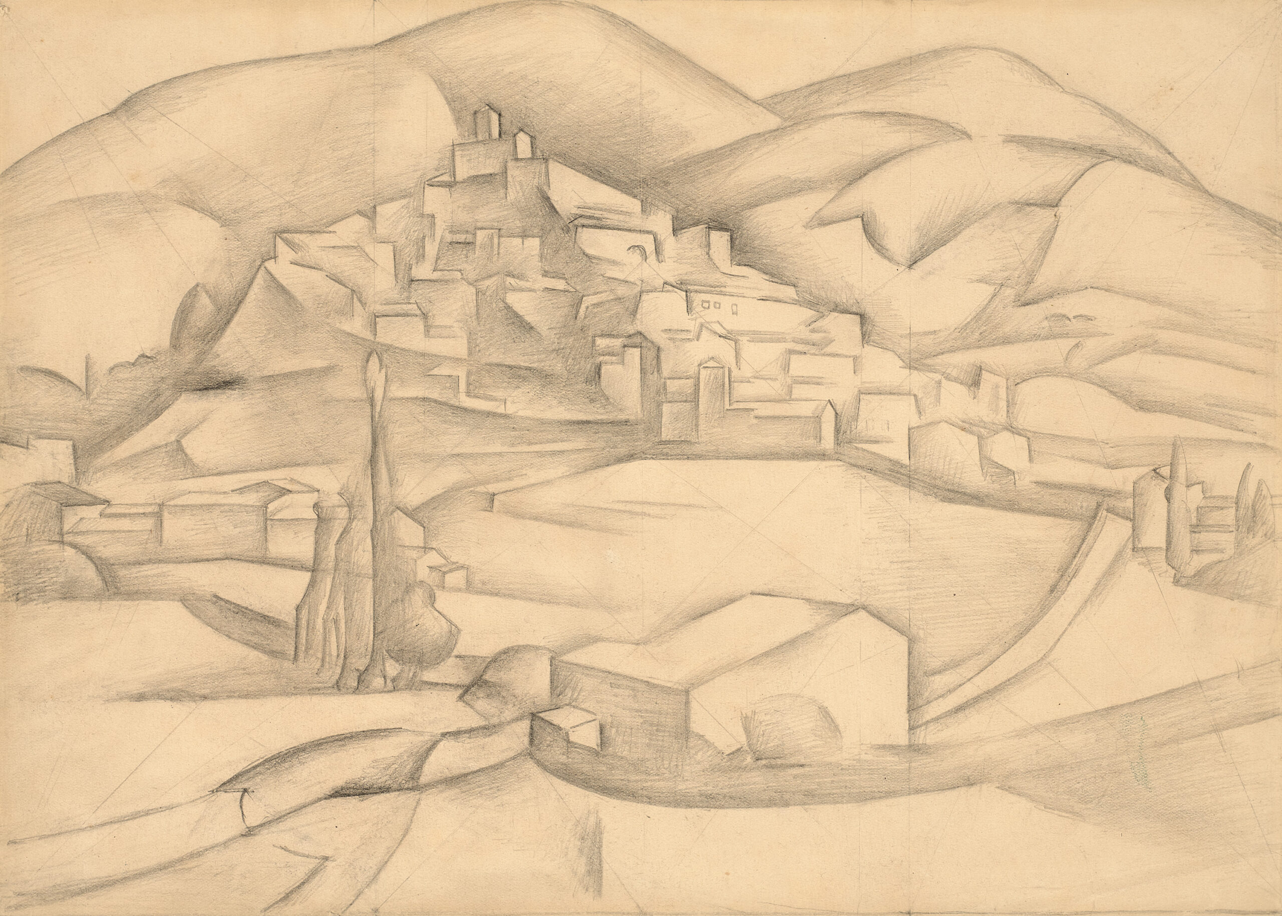 STUDY FOR MIRMANDE (WITH SURROUNDING HILLS)