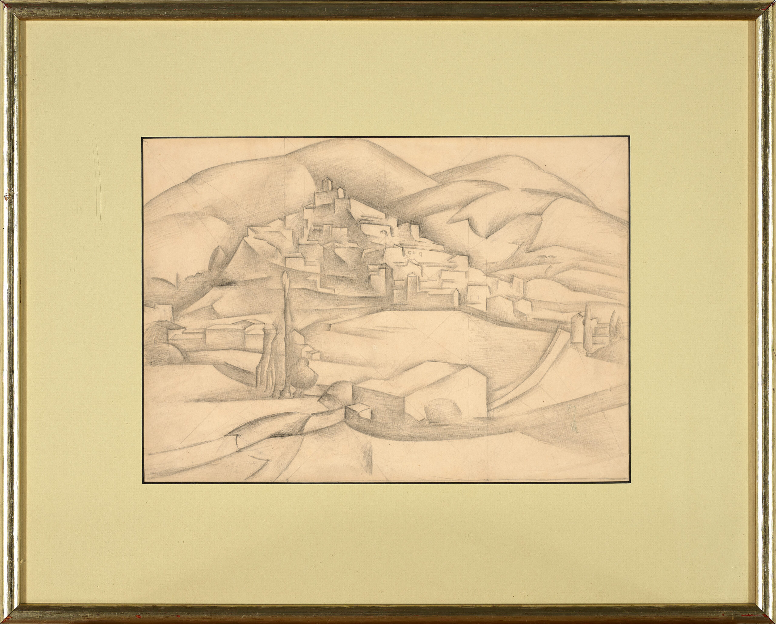 STUDY FOR MIRMANDE (WITH SURROUNDING HILLS)