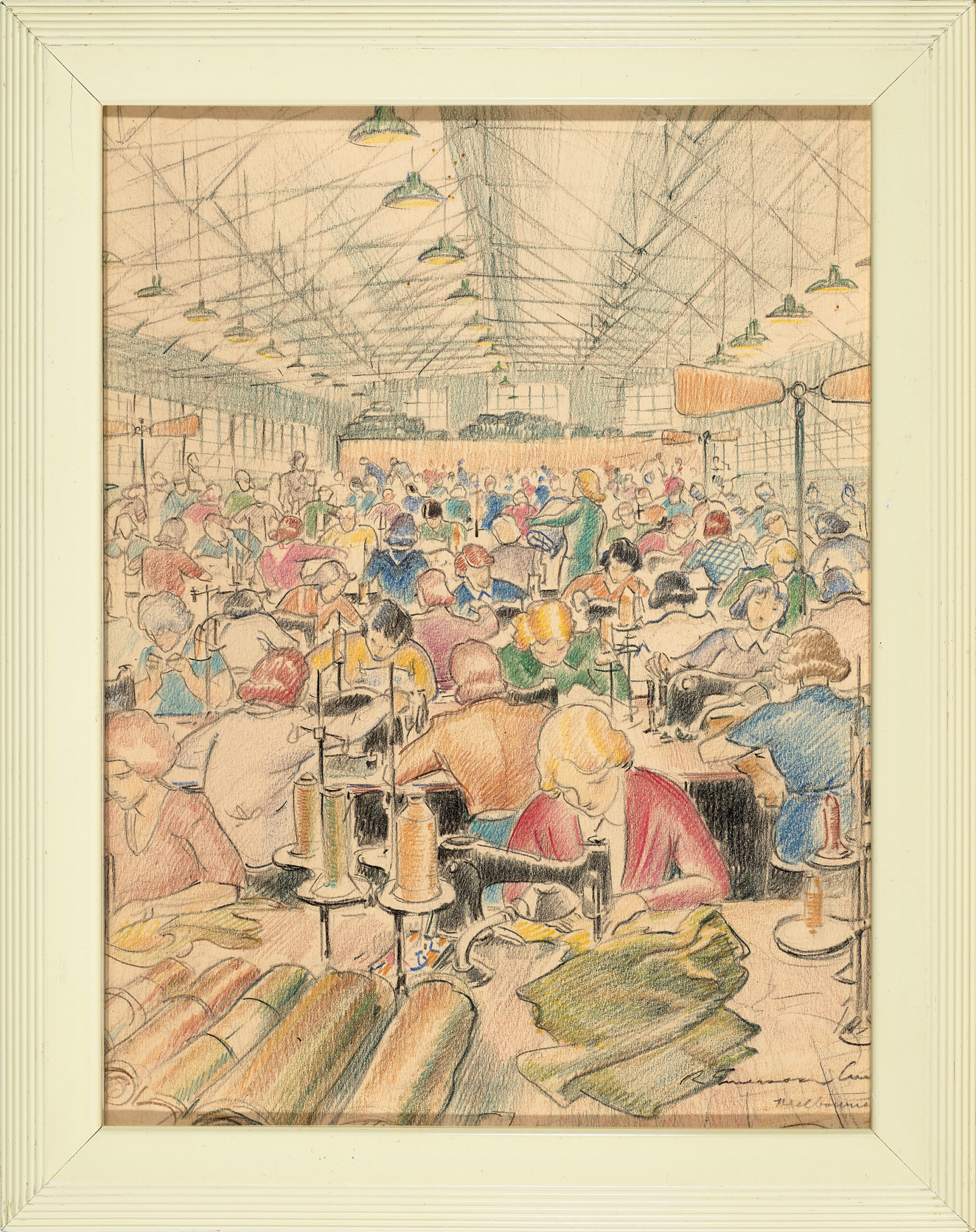 SEWING UNIFORMS: WAR AND MUNITIONS FACTORIES, MELBOURNE