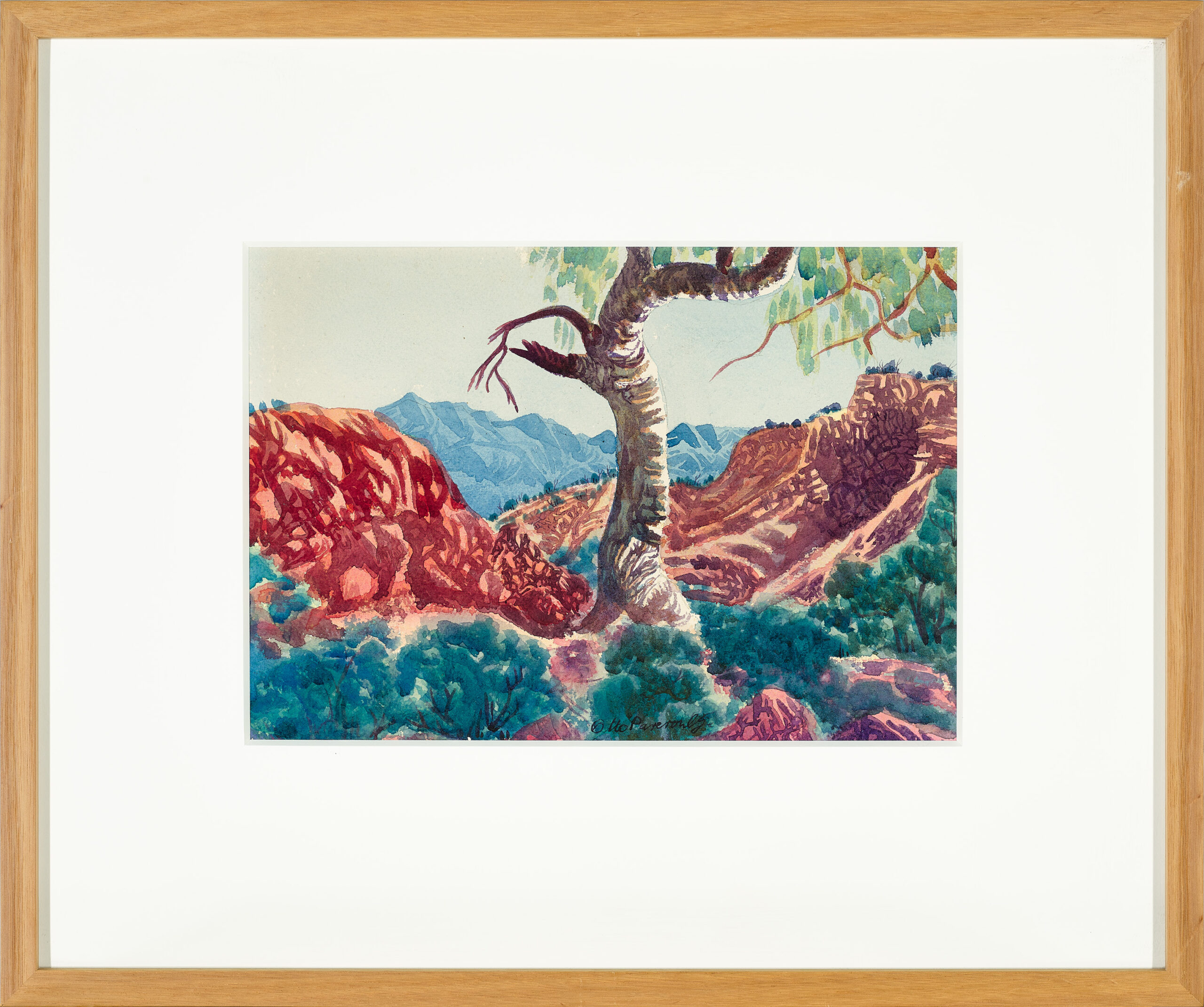 Three watercolours