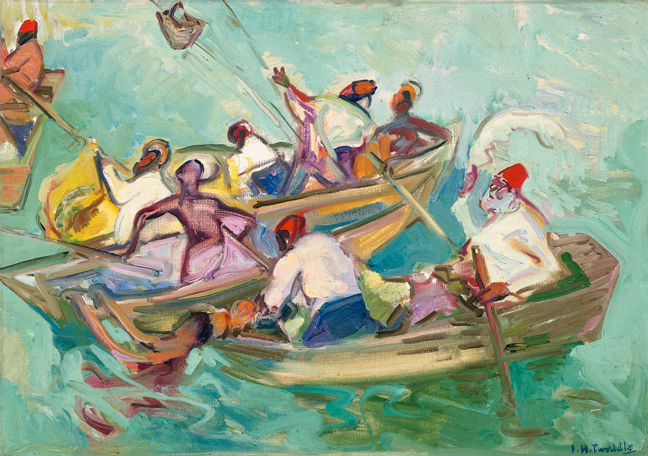 MERCHANTS ON THE SUEZ CANAL