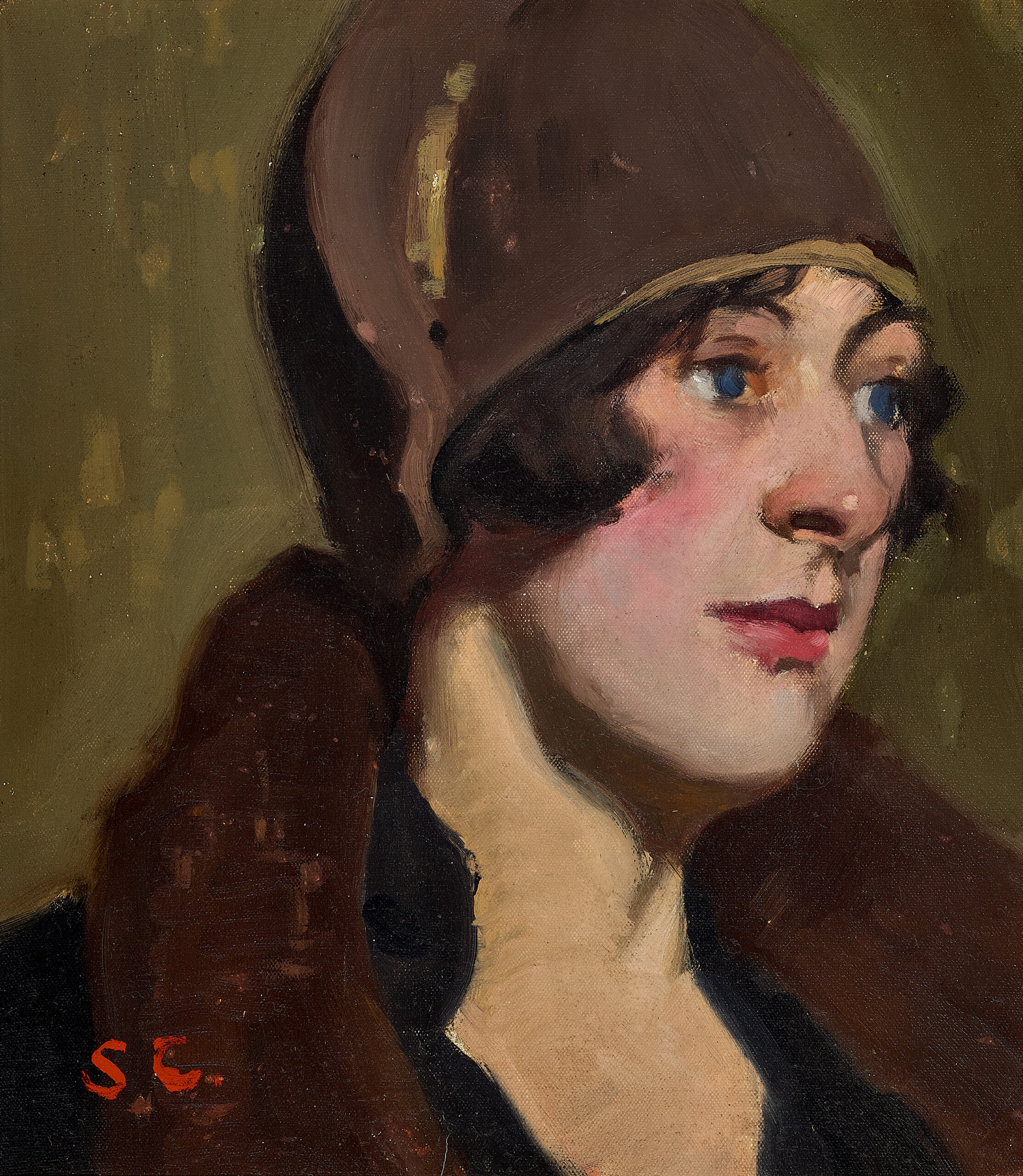 PORTRAIT OF A LADY IN A HAT