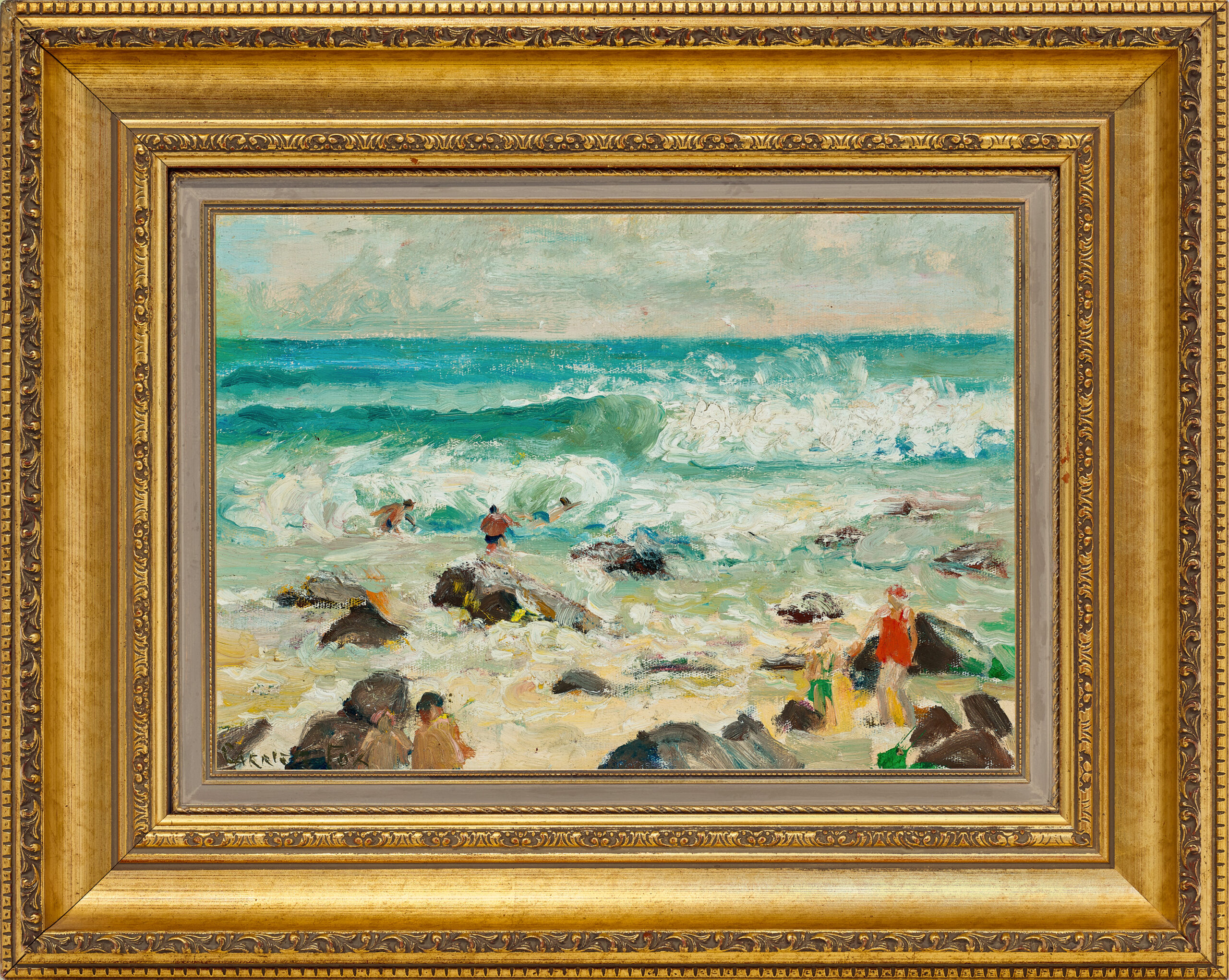 BATHERS IN THE SURF