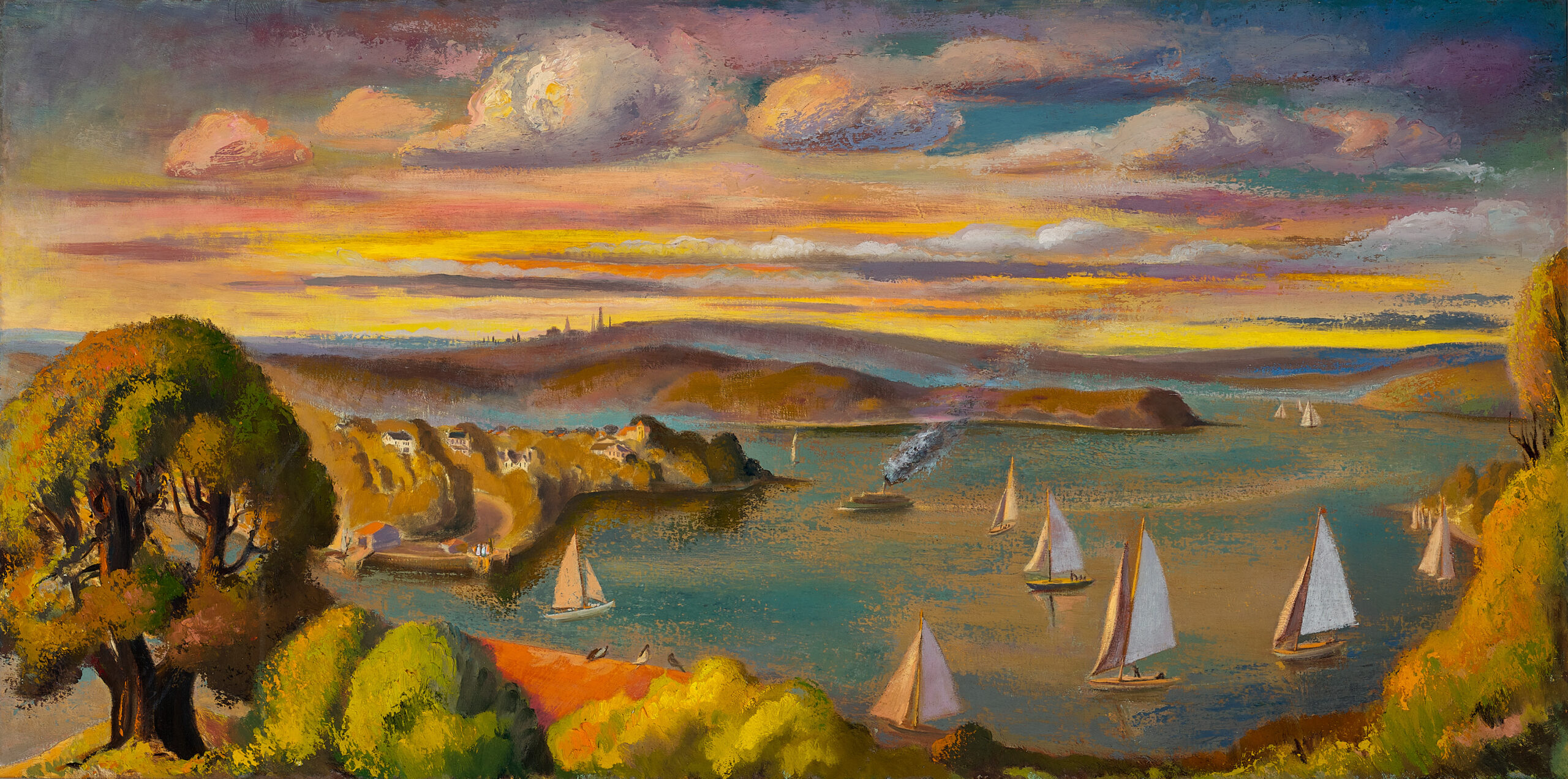 EVENING, SYDNEY HARBOUR