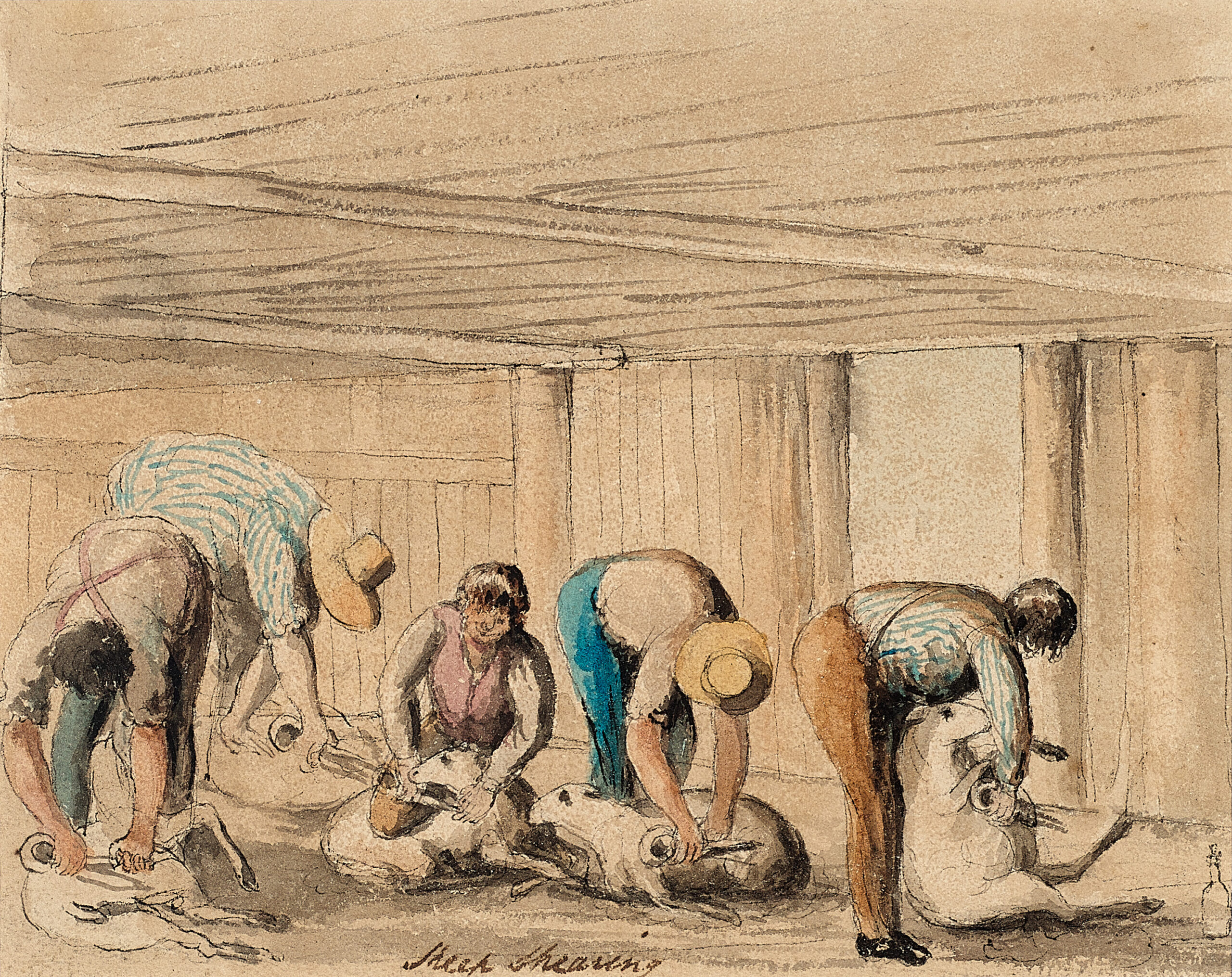 GROUP OF FOUR WORKS