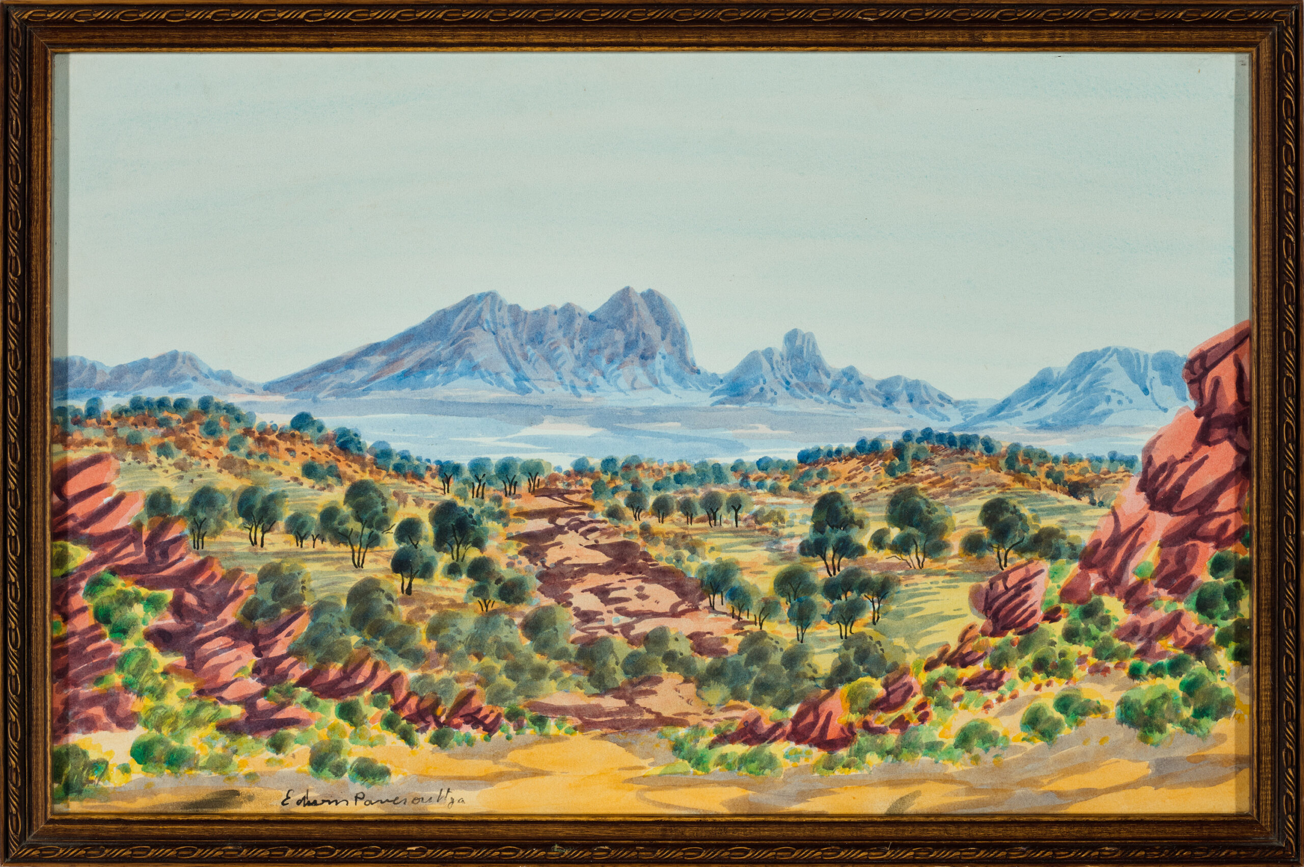 CENTRAL DESERT, AUSTRALIAN LANDSCAPE