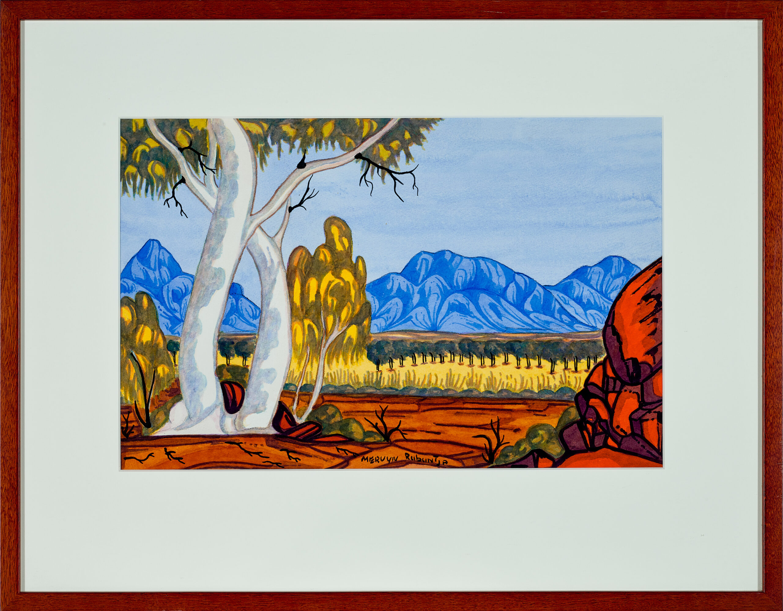 CENTRAL AUSTRALIAN SCENE