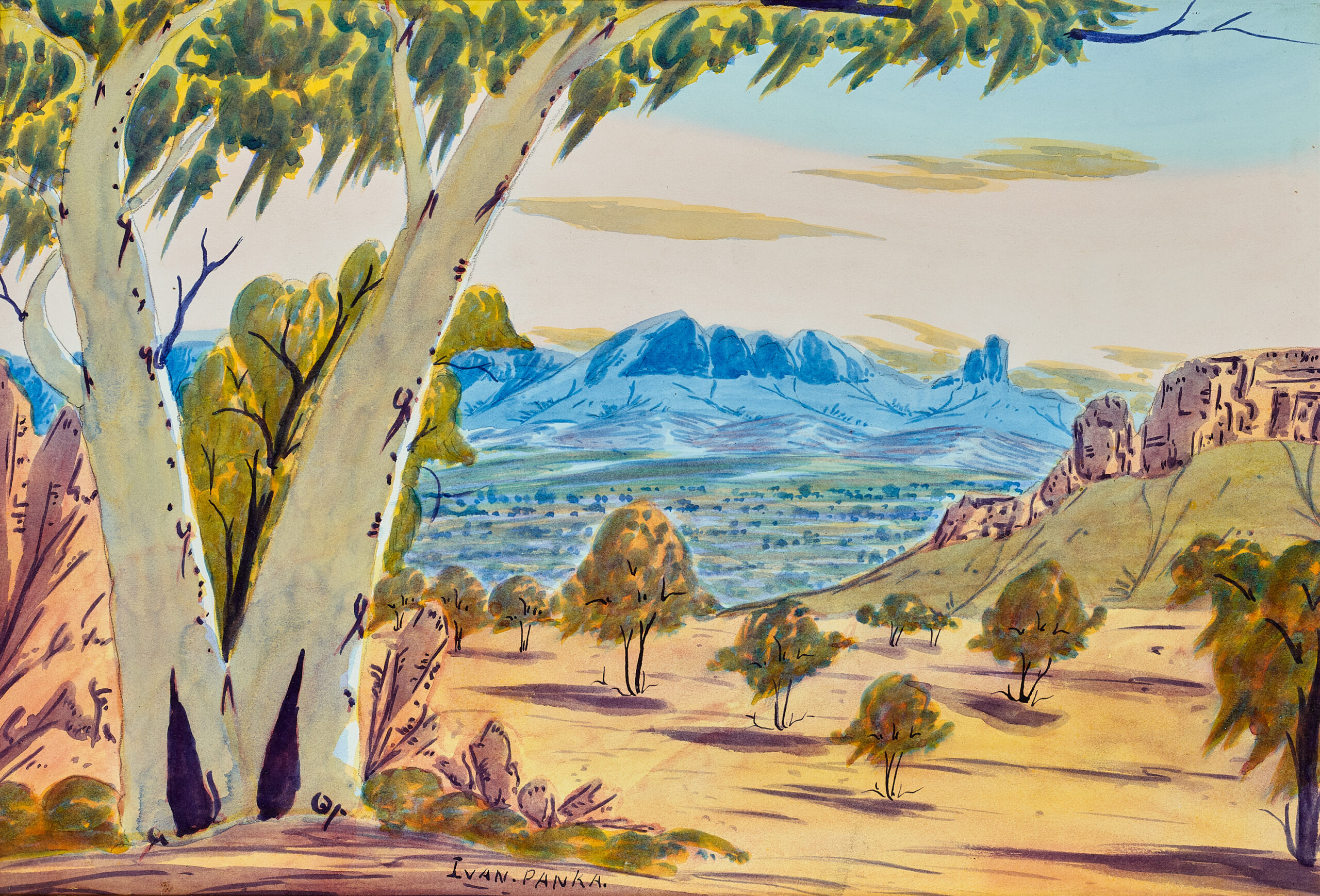 CENTRAL AUSTRALIAN LANDSCAPE