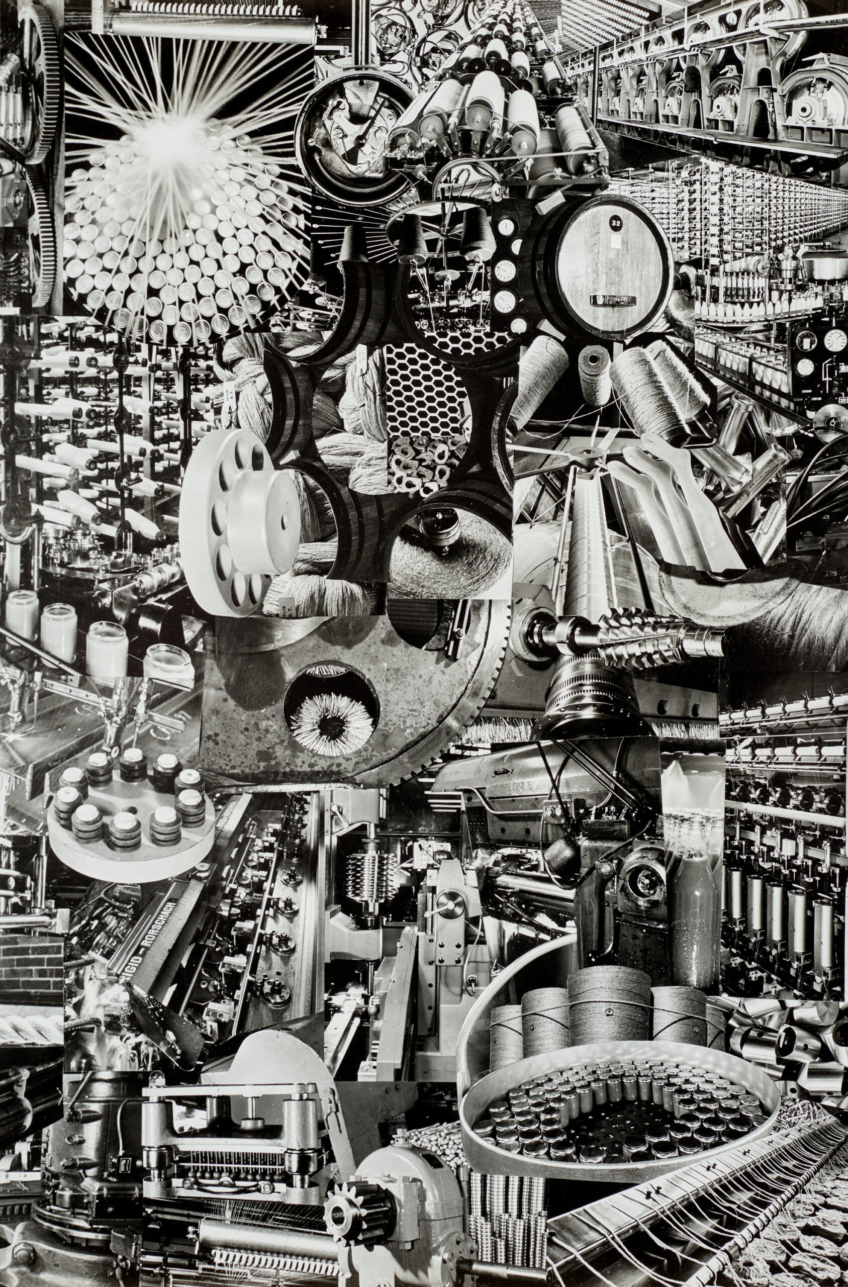 DETAIL OF THE RIGHT SECTION OF THE MURAL BY WOLFGANG SIEVERS AT THE VICTORIAN CHAMBER OF COMMERCE