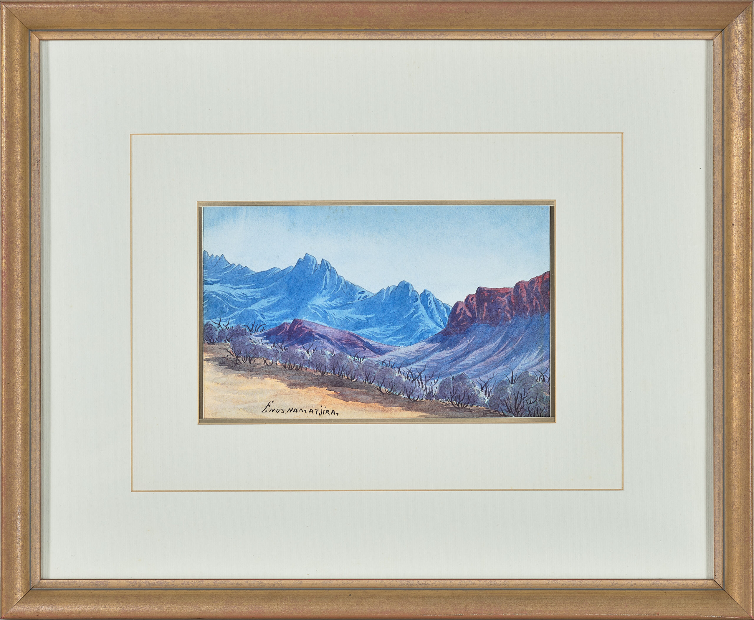THE BLUE MACDONNELL RANGES