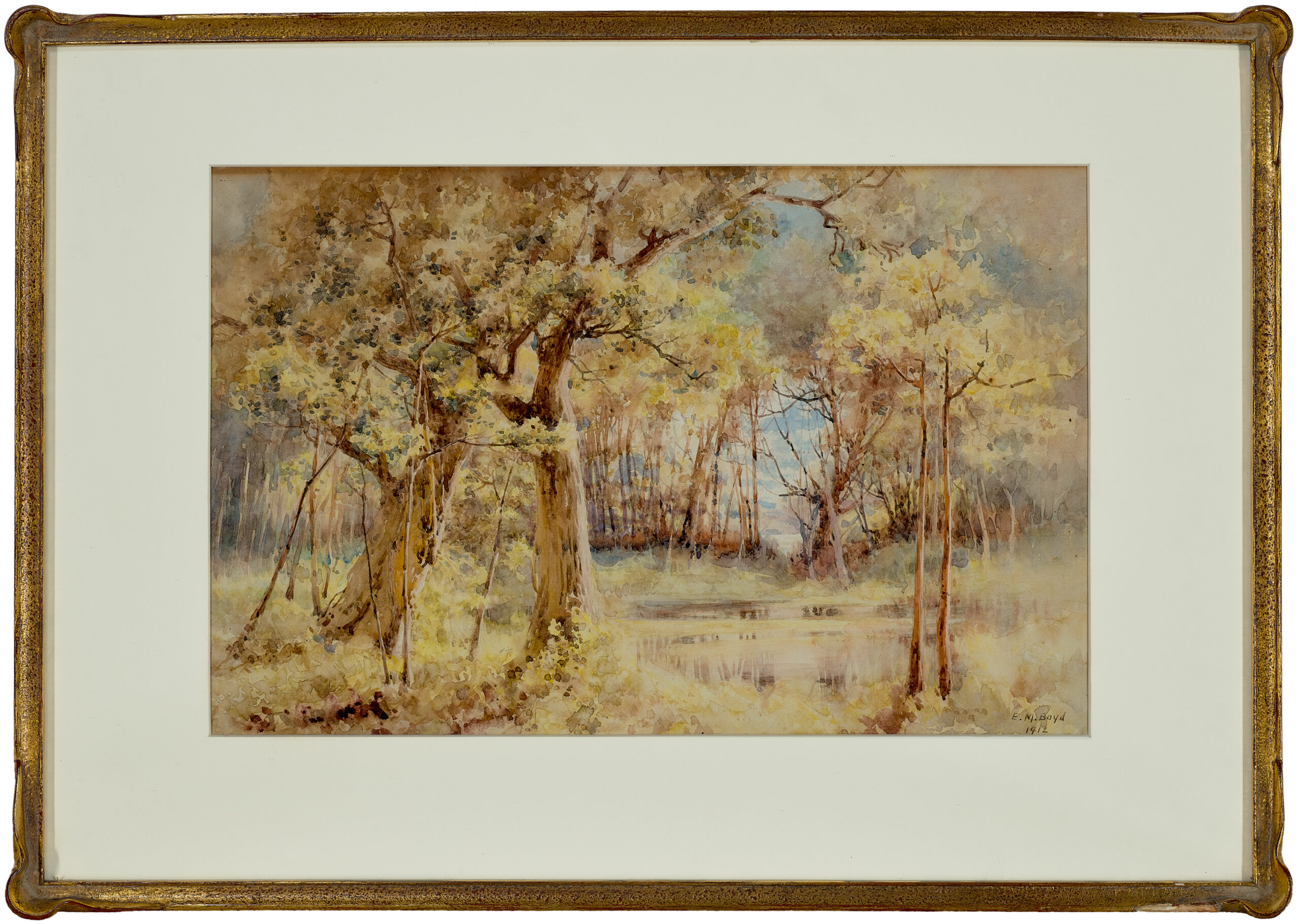 LANDSCAPE WITH WATTLE